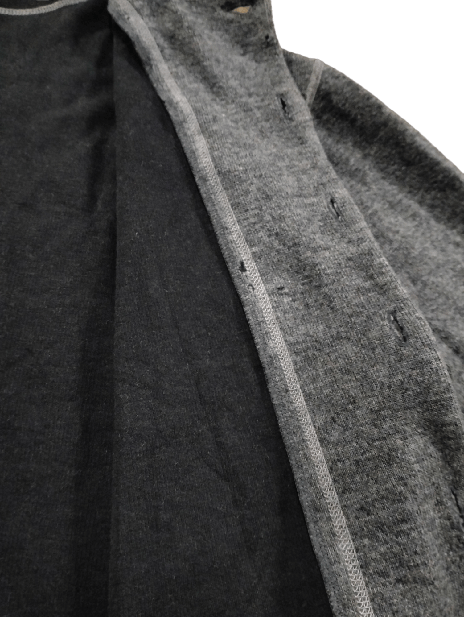 Yohji Yamamoto Vintage Yohgi Yamamoto Signature Wool Jacket Distressed Size US M / EU 48-50 / 2 - 16 Thumbnail