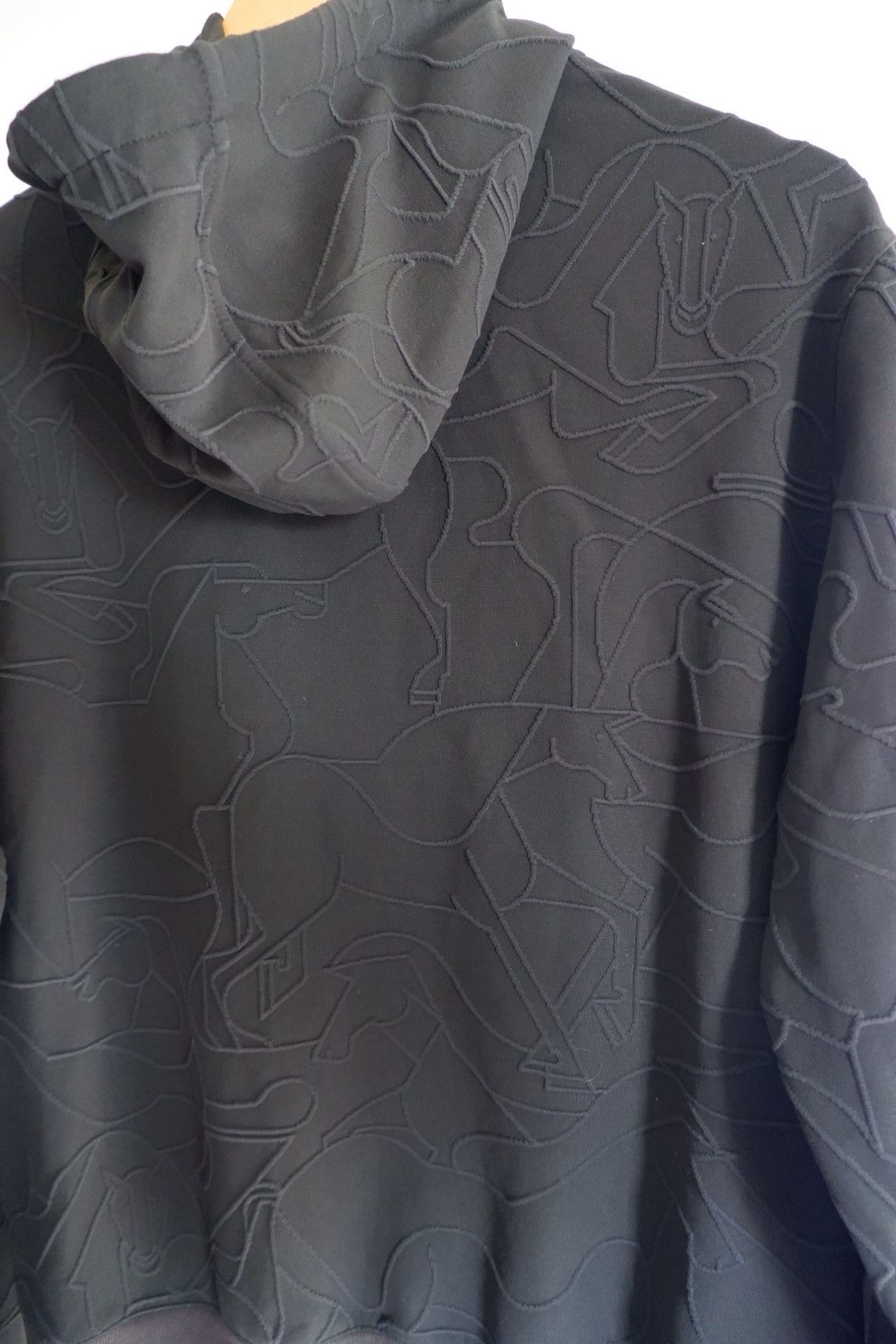 Hermes HERMES Horse Embossed Zip Hoodie Size US M / EU 48-50 / 2 - 5 Thumbnail