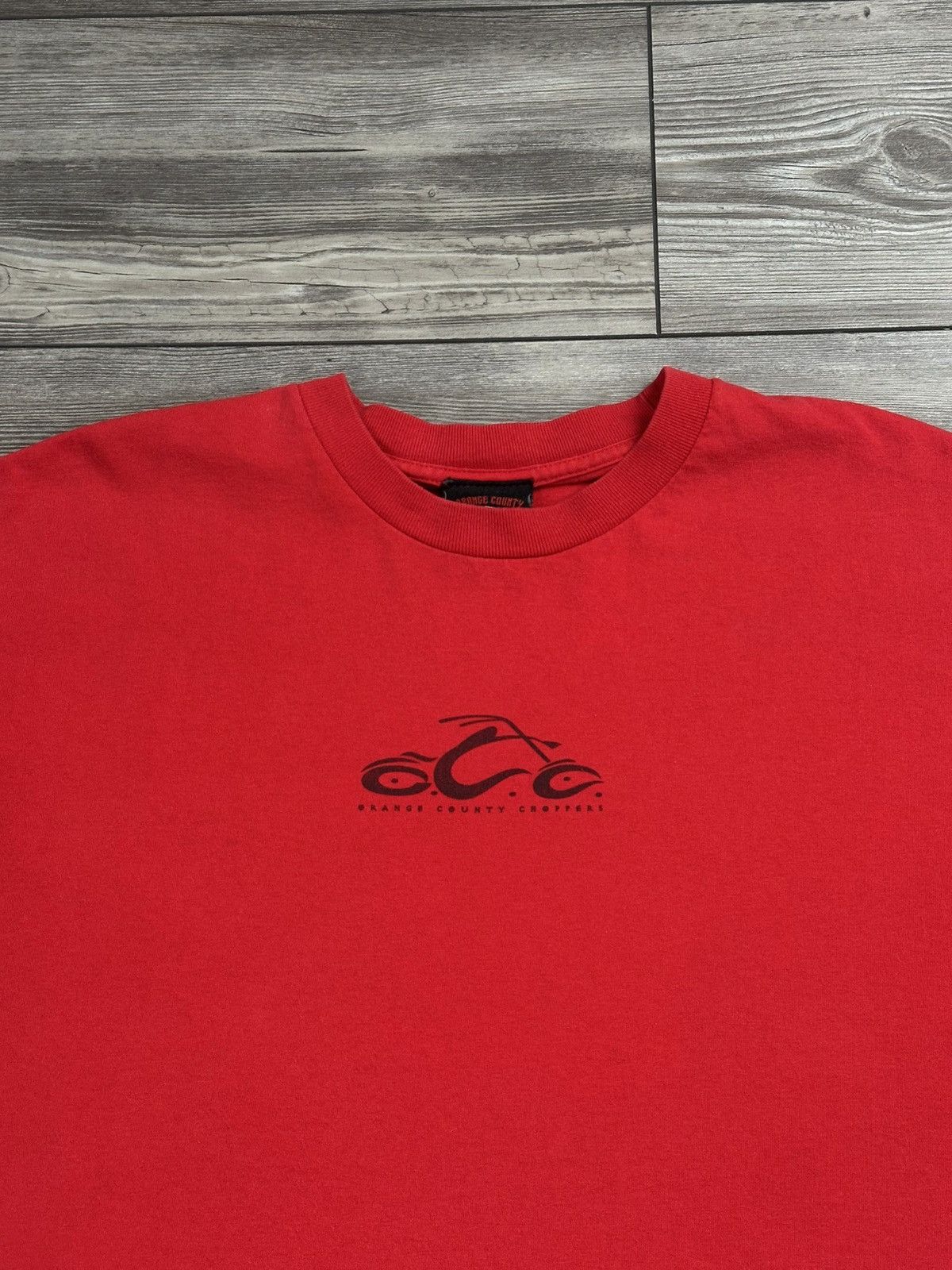 Vintage × West Coast Choppers Vintage Y2K Orange County Choppers Biker T Shirt Size US XL / EU 56 / 4 - 3 Thumbnail