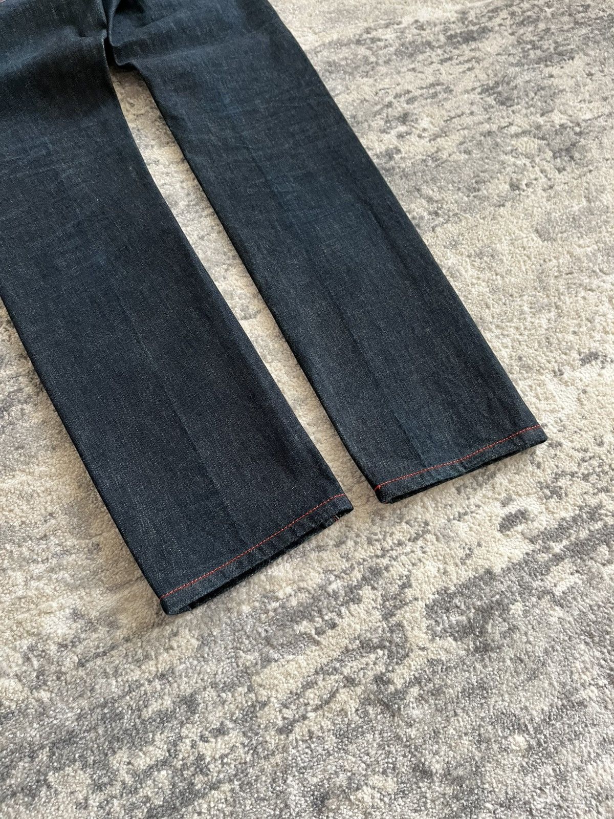 Dior dior homme ss13 red stitch denim Size US 29 - 12 Thumbnail