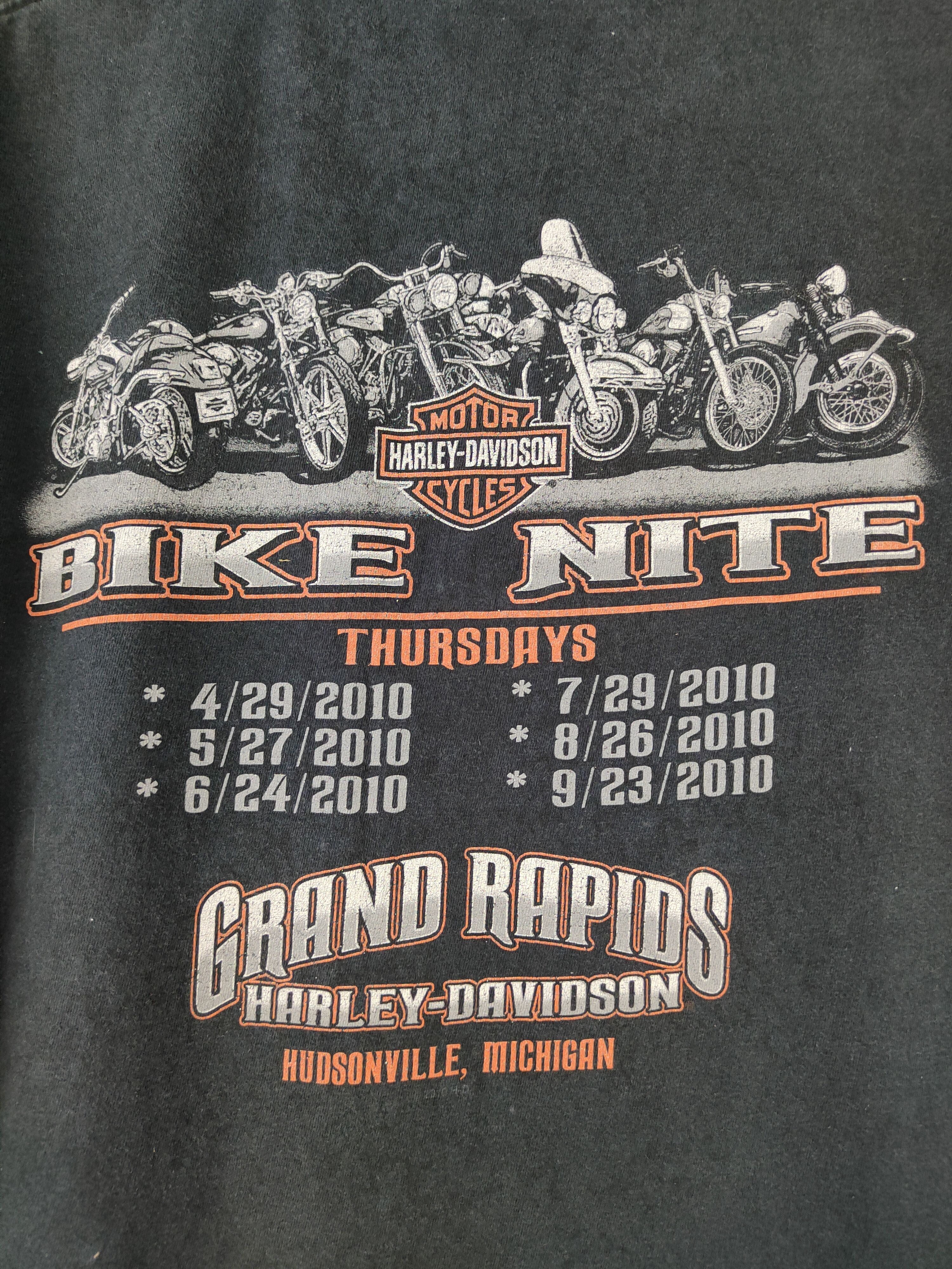 Harley Davidson DL Bike Nite Legendary Harley Davidson Black tee #1023 Size US L / EU 52-54 / 3 - 9 Thumbnail