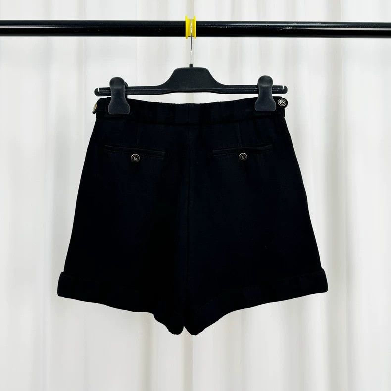 Gucci Gucci Black gold buckle Logo shorts Size 26" / US 2 / IT 38 - 2 Thumbnail