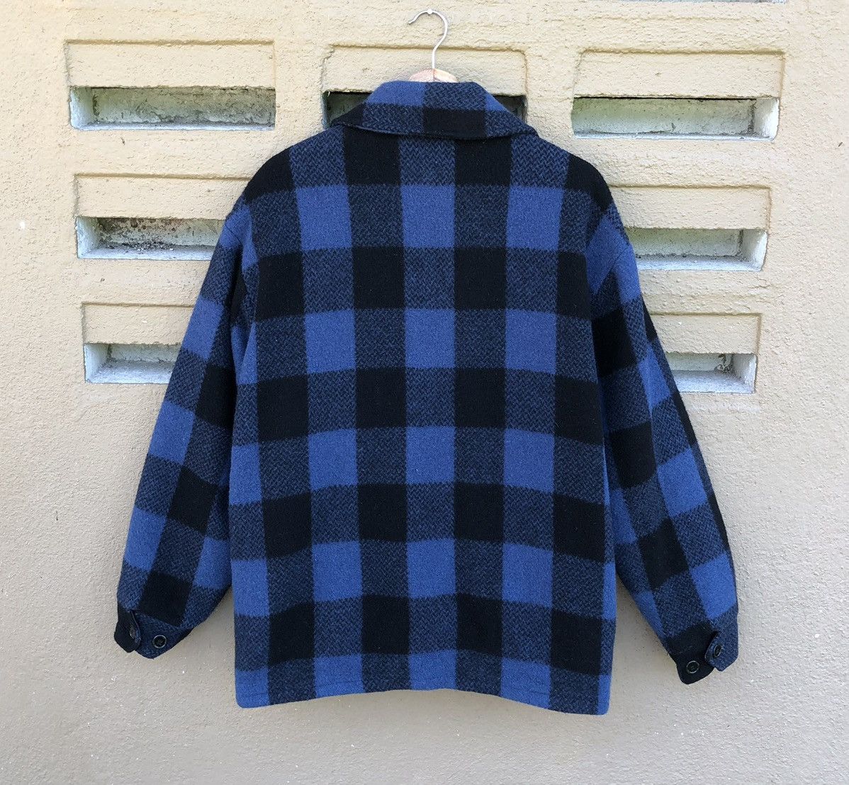 Flannel Vintage Only Wear Famous Brand B.B.H Plain Wool Jacket Size US L / EU 52-54 / 3 - 5 Thumbnail