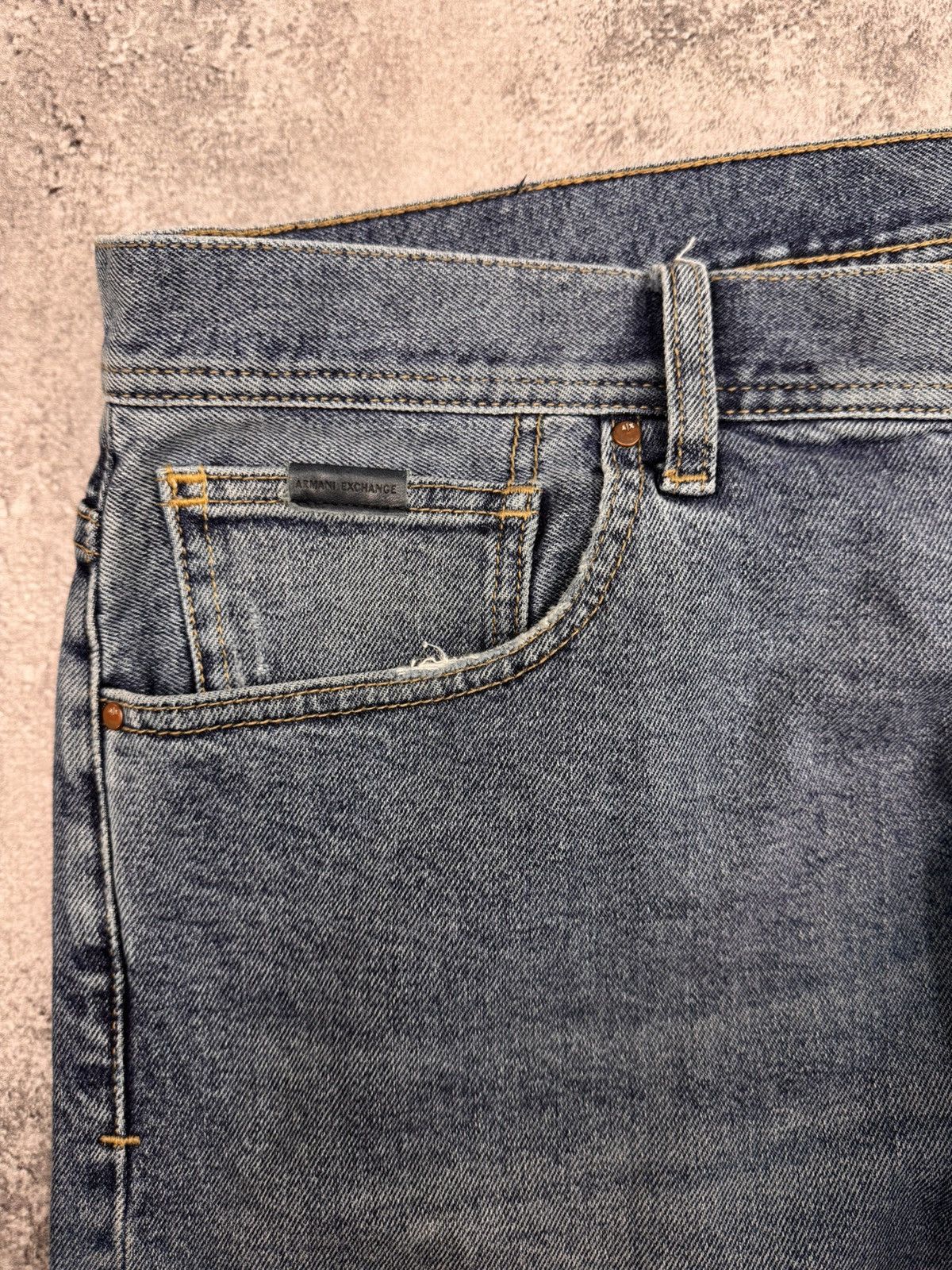 Armani Armani Exchange Men Cotton Denim Jeans Blue Size 36 Size US 36 / EU 52 - 6 Thumbnail
