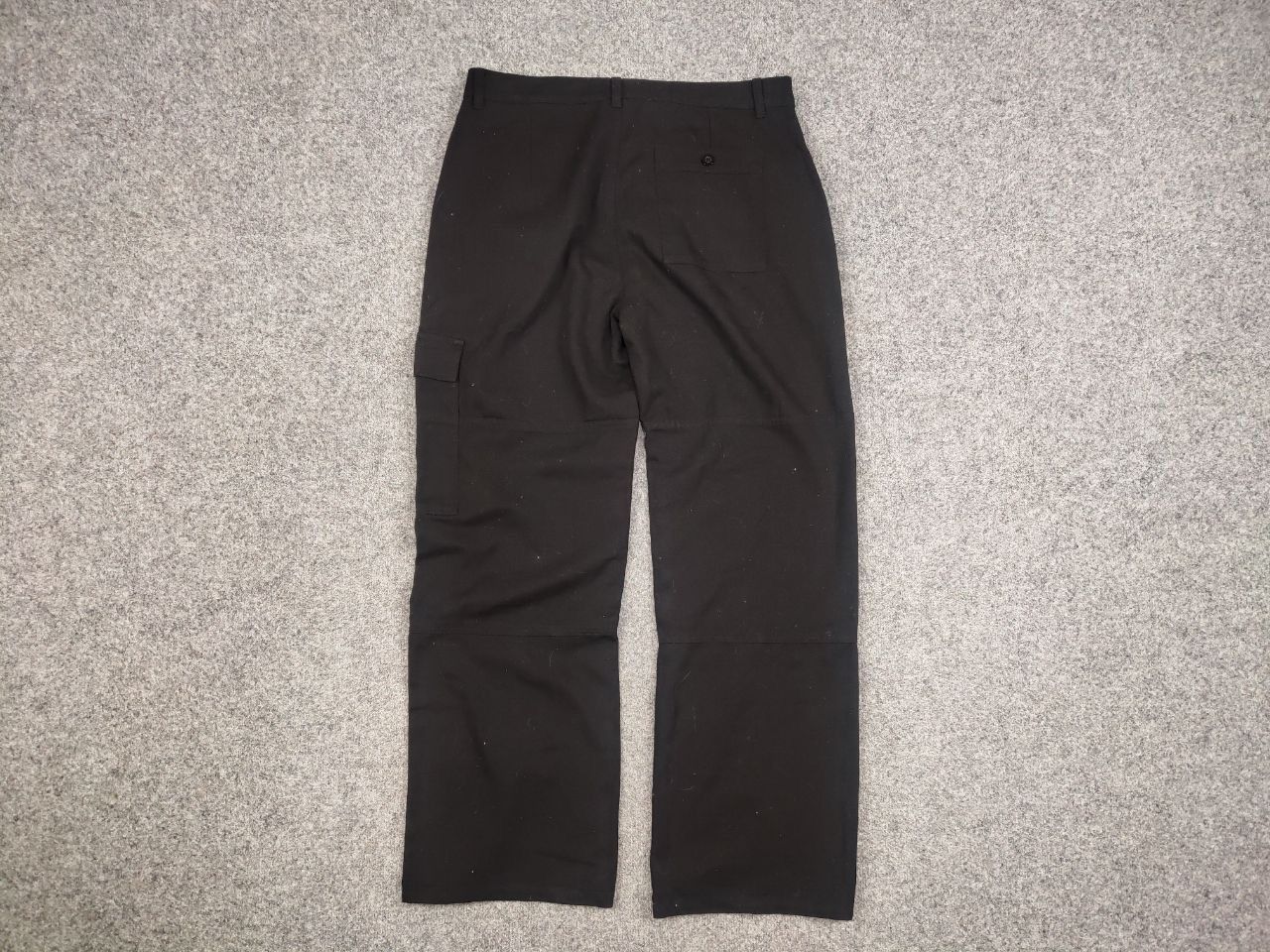 Japanese Brand Vintage 90's Japanese Baggy Black Pocket Cargo Pants Size US 36 / EU 52 - 11 Thumbnail