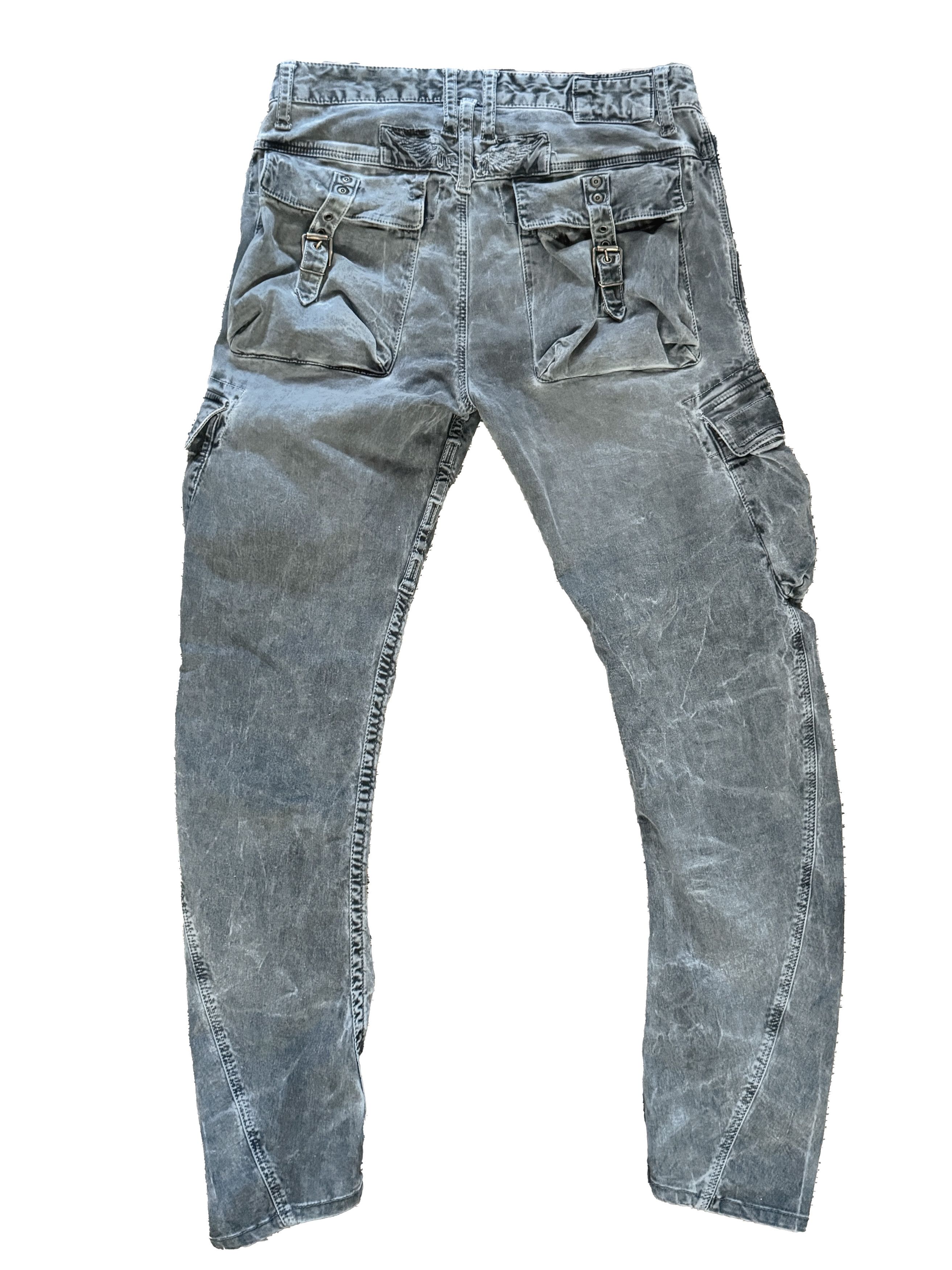 Robins Jeans ROBINS JEANS GRAY CARGO PREDATOR Size US 29 - 2 Thumbnail