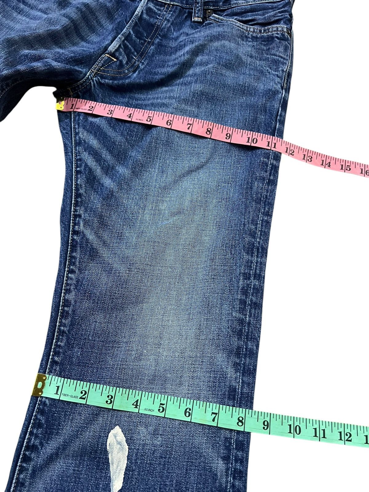 Abercrombie & Fitch × If Six Was Nine × Seditionaries ABERCROMBIE & FITCH FLARE PAINTER DENIM RARE Size US 33 - 16 Thumbnail