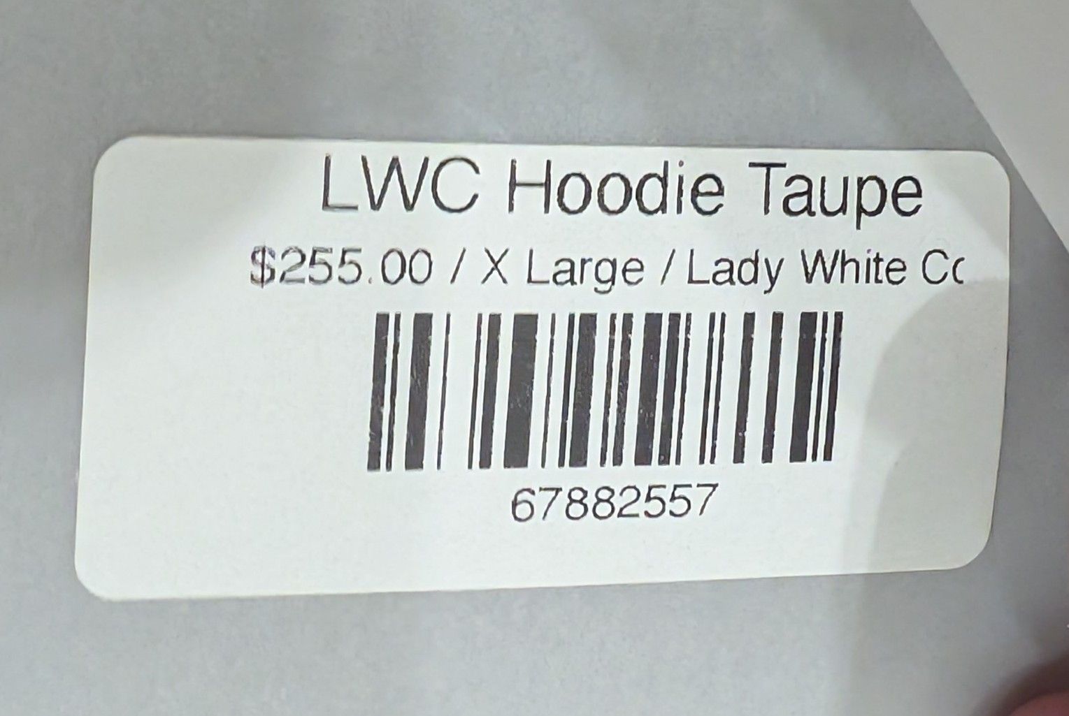 Lady White Co. NWT Lady White Co. Hoodie 100% Cotton Taupe Made in USA Size US XL / EU 56 / 4 - 3 Thumbnail