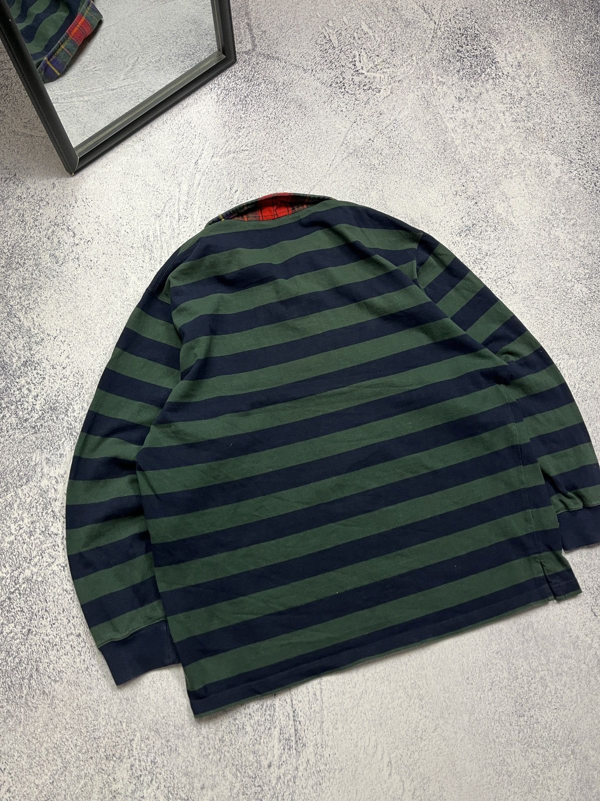 Polo Ralph Lauren Vintage Polo Ralph Lauren Striped Rugby Shirt Size US L / EU 52-54 / 3 - 8 Thumbnail