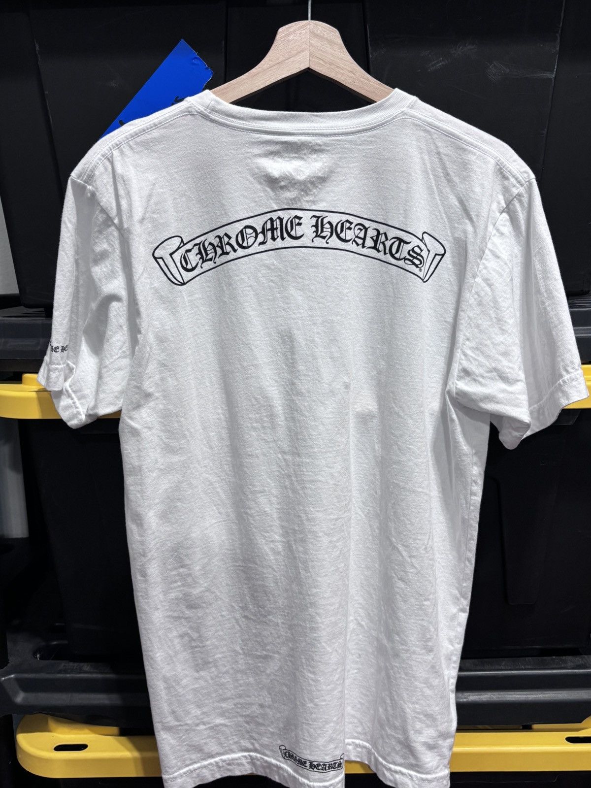 Chrome Hearts Chrome Hearts Scroll Logo White Tee Size US M / EU 48-50 / 2 - 3 Thumbnail