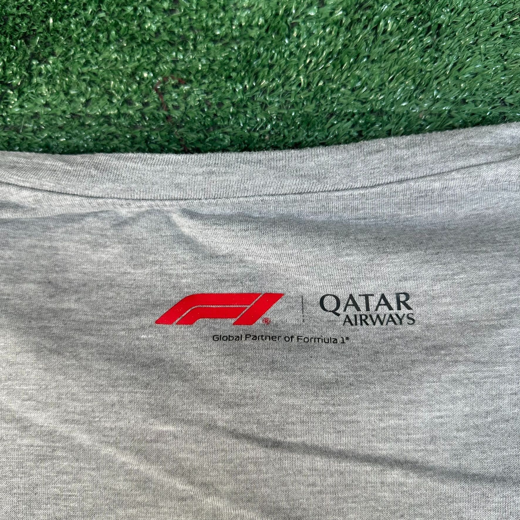 Formula 1 F1 Formula 1 Qatar Airways Henley T-Shirt Long Sleeve Gray X Size US XL / EU 56 / 4 - 5 Thumbnail