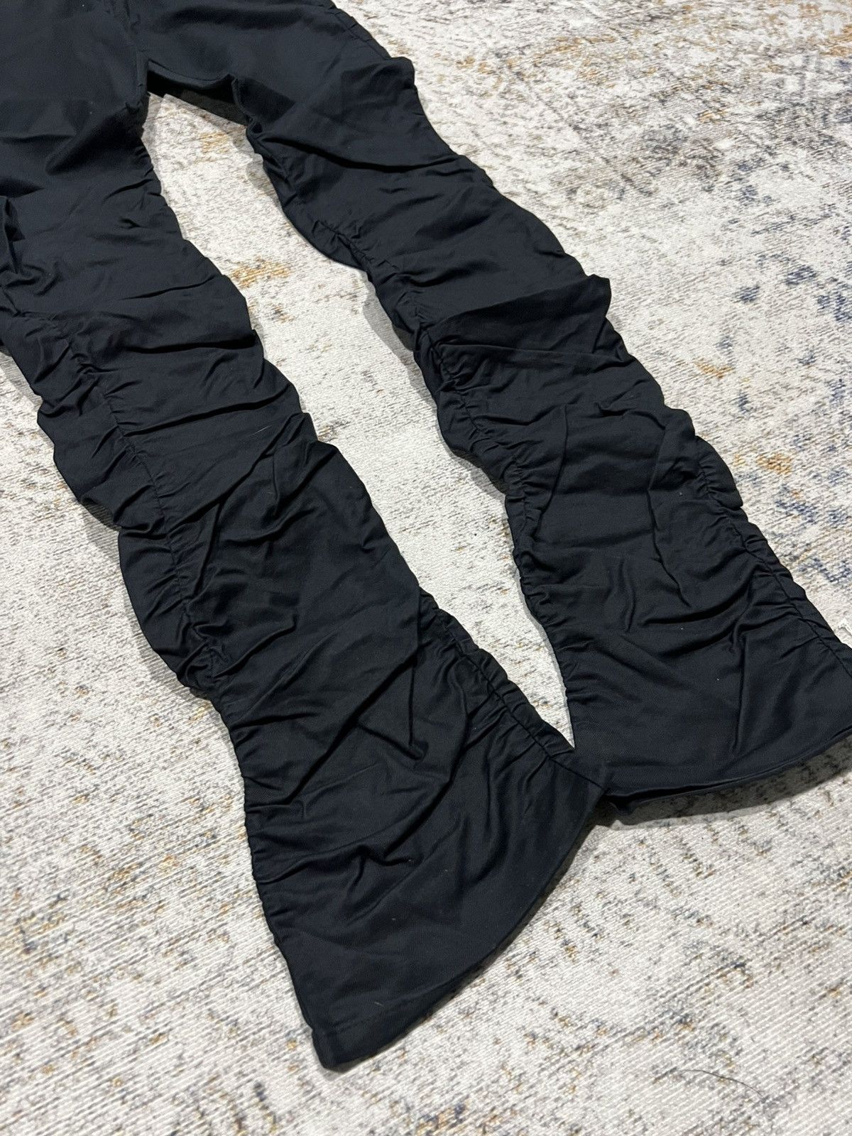 Tornado Mart Tornado Mart Wrinkled Extra Long Boot Cut Pants Size US 31 - 3 Thumbnail