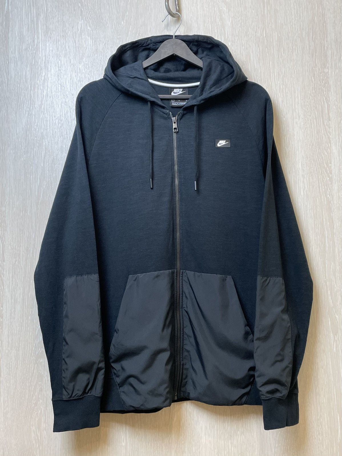 Nike × Vintage Nike modern Drill full zip Hoodie Size US L / EU 52-54 / 3 - 1 Thumbnail