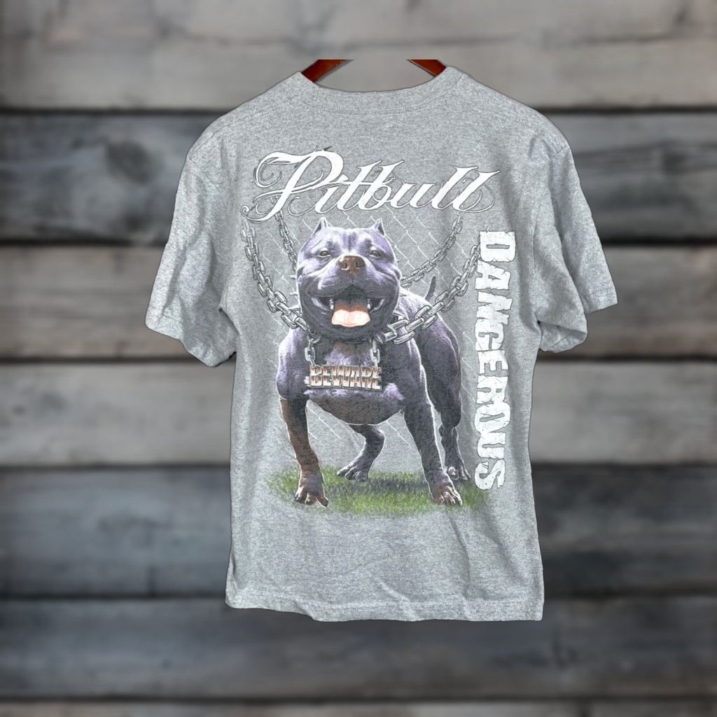 Doublet VINTAGE Intex Men's T-Shirt Adults Medium Heather Gray Dog Print Double-Sided Graphic Cotton Summer Casual Size US M / EU 48-50 / 2 - 1 Thumbnail