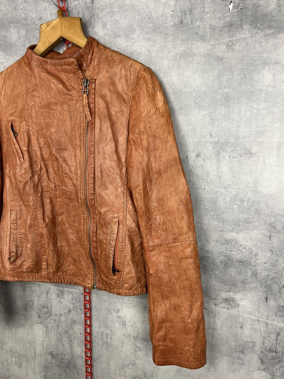 Allsaints All Saints Spitalfields Jacks Place Leather Jacket WMNS US8 Size M / US 6-8 / IT 42-44 - 5 Thumbnail