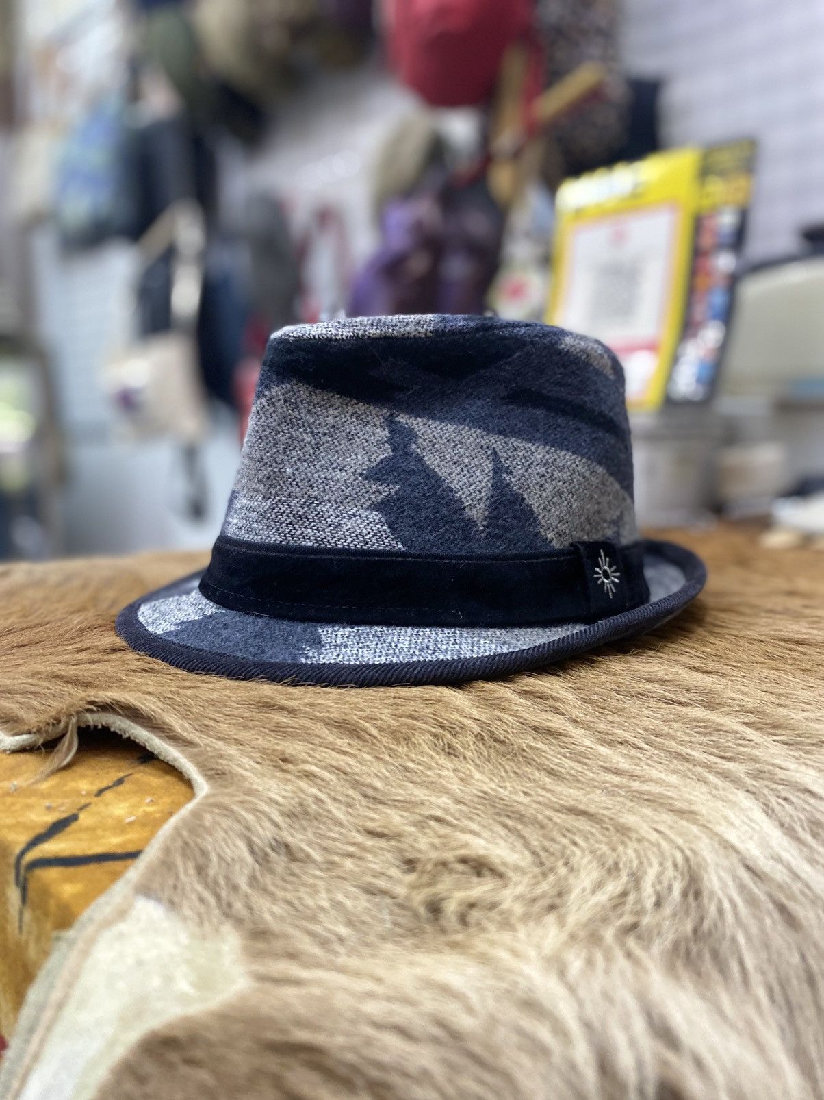 Other Vintage Classic Wool Pedora Hat Size ONE SIZE - 2 Thumbnail
