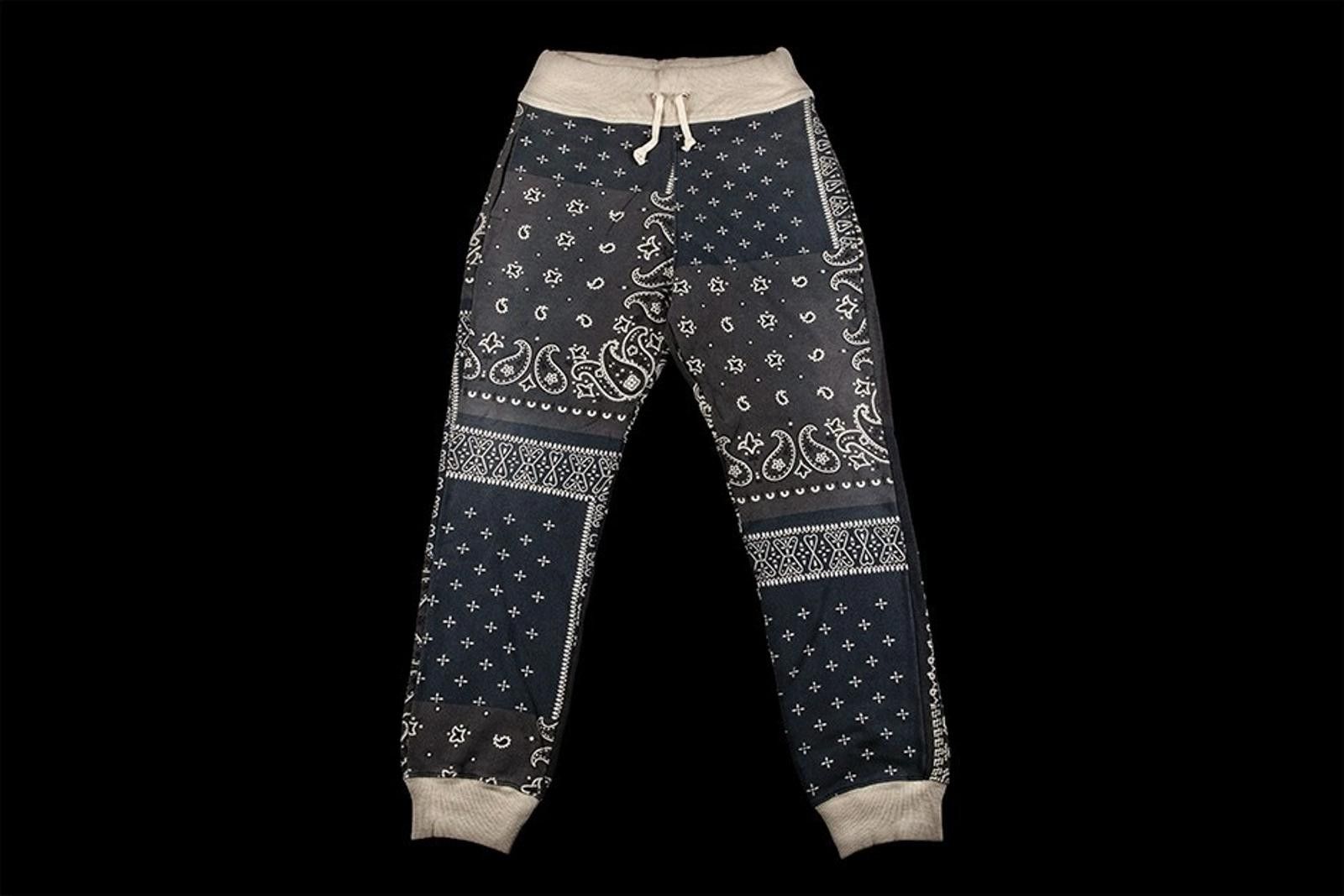 Kapital Kapital Bandana Patchwork Sweatpant Black Size 3 Size US 34 / EU 50 - 2 Thumbnail