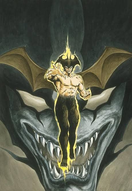 Anime Vintage 90's "DEVILMAN" by BANPRESTO Tee Size US L / EU 52-54 / 3 - 8 Thumbnail