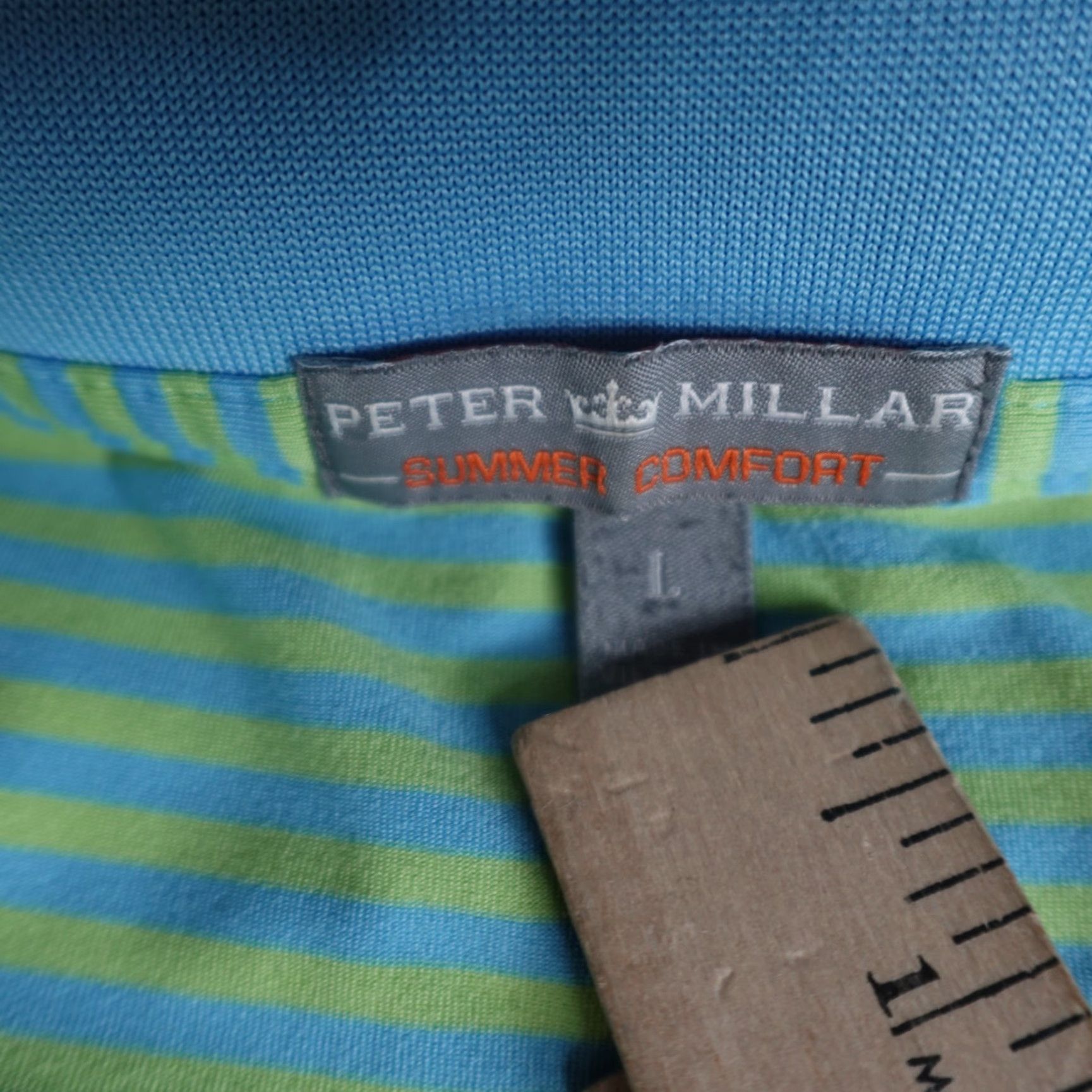 Peter Millar Peter Millar Summer Comfort Polo Shirt Large Blue Green Frederica Golf Club Polo Mens L Blue Embroidered 90s? Wait disregard. Size US L / EU 52-54 / 3 - 2 Thumbnail