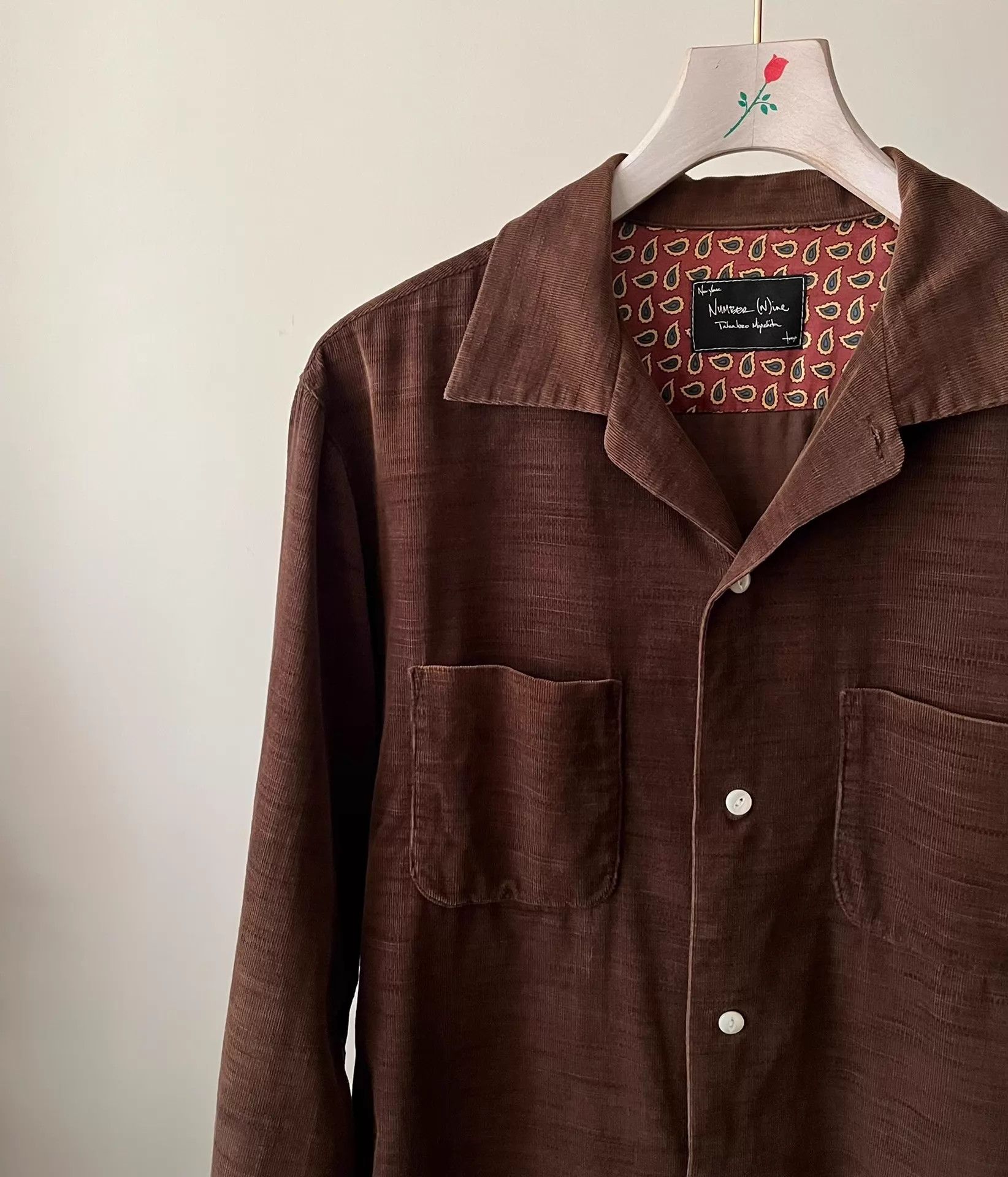 Number (N)ine Number (N)ine 03AW corduroy shirt Size US M / EU 48-50 / 2 - 3 Thumbnail