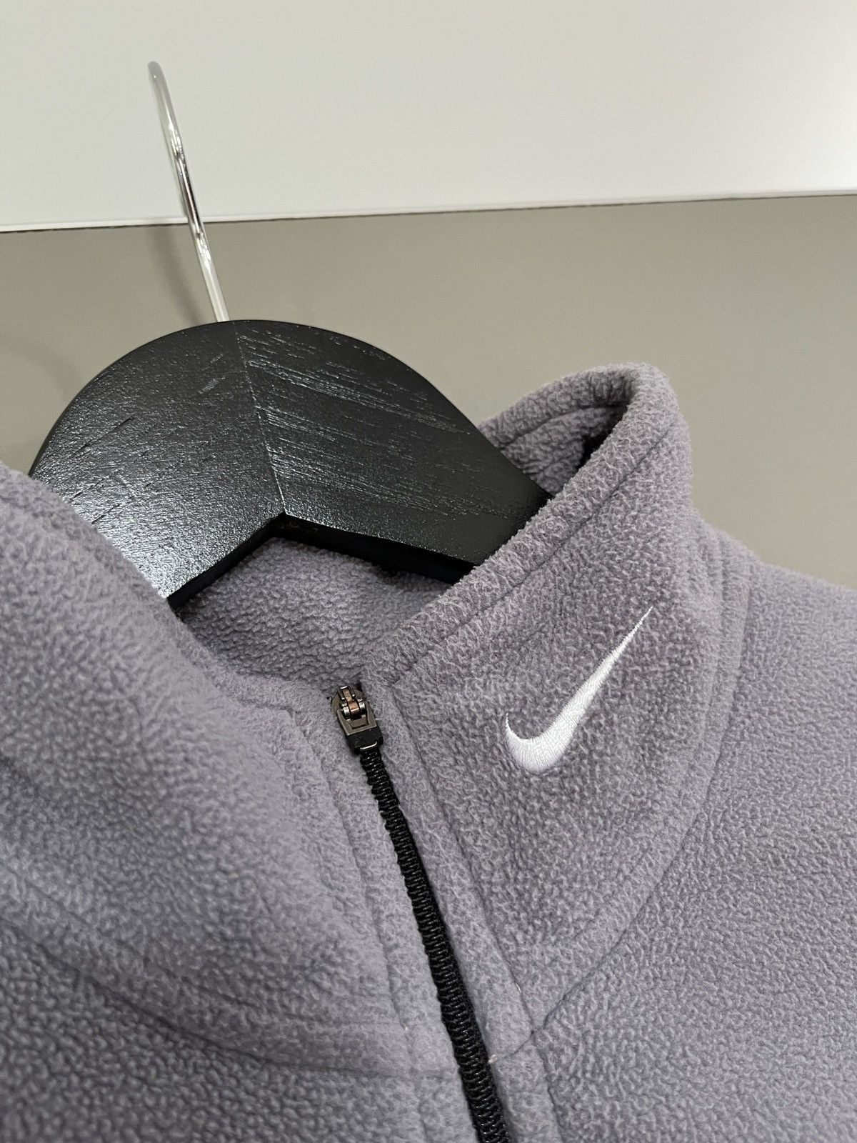 Nike × Vintage Nike Vintage Gray Fleece 1/3 Sweatshirt Size US S / EU 44-46 / 1 - 3 Thumbnail