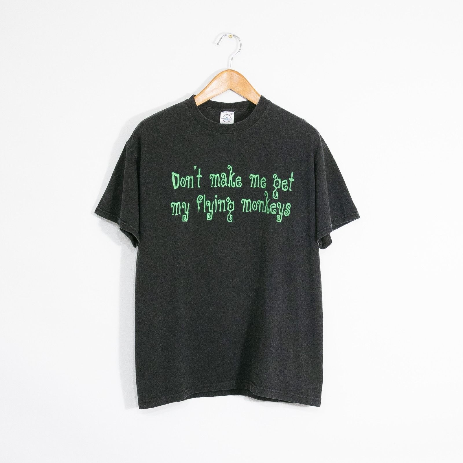 Vintage Vintage Y2K Funny Flying Monkeys Text Tee Mens Large Ironic Size US L / EU 52-54 / 3 - 1 Thumbnail