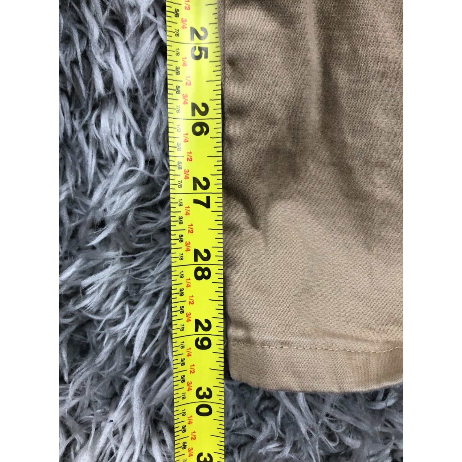 Lee Lee Chino Pants Woman Regular Size 8 Beige Straight Relaxed Modern Classic 30 in Inseam Spring Summer Fall (if applicable) Pants Ladies Womens Size 30" / US 8 / IT 44 - 3 Thumbnail