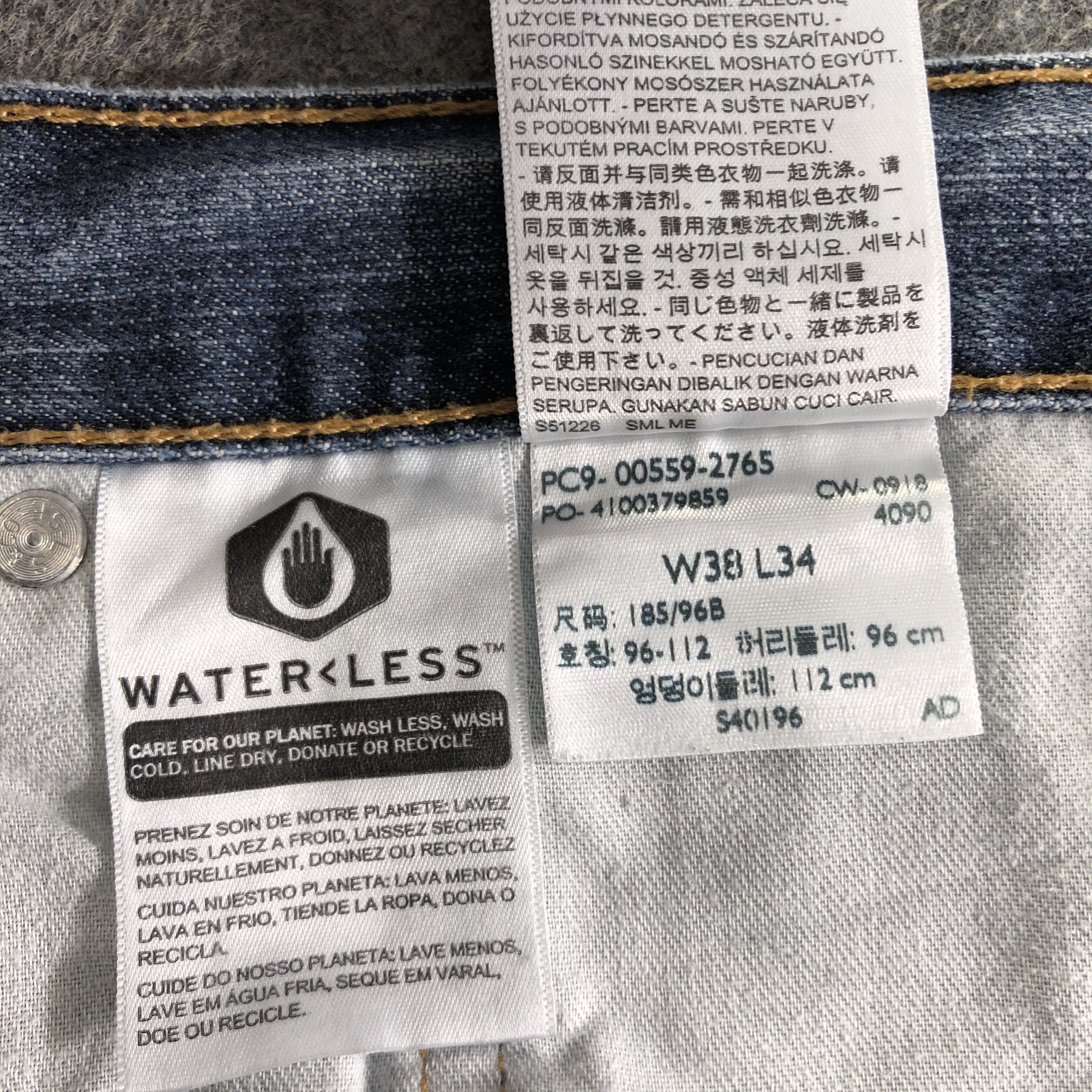 Levi's Vintage Blue Wash Levis 559 Jeans-J3393 Size US 40 / EU 56 - 12 Thumbnail