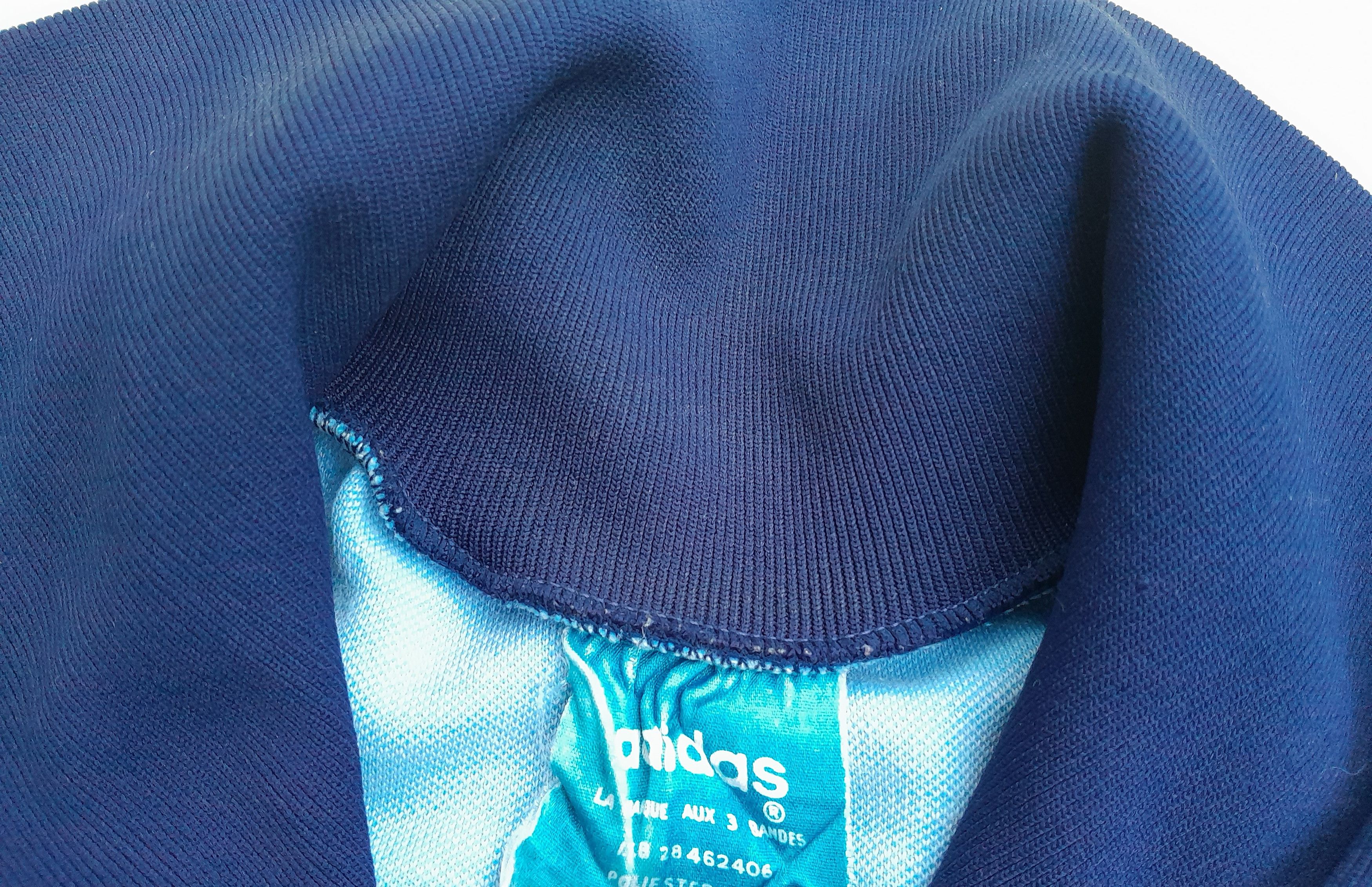 Adidas Vintage 70s Adidas Ventex Track Jacket Blue Navy Made France Size US S / EU 44-46 / 1 - 9 Thumbnail