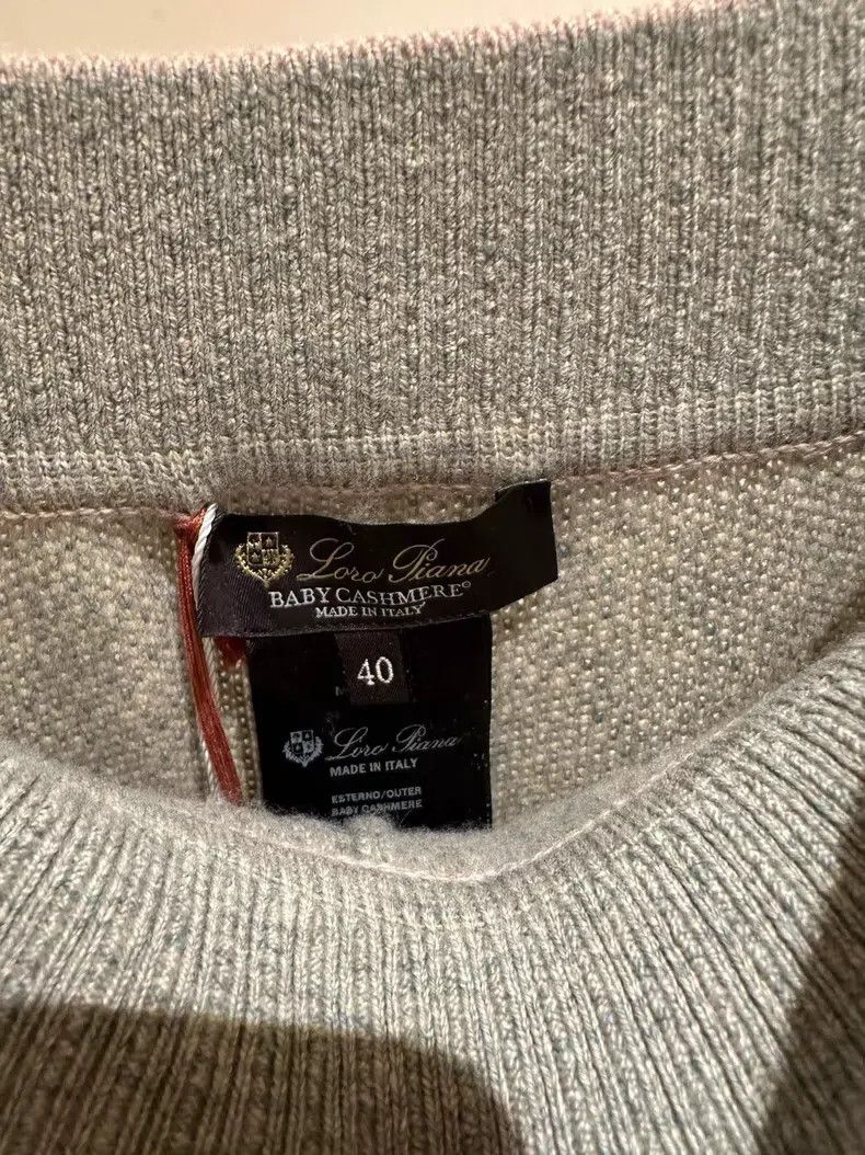 Loro Piana Loro Piana Ladies Cashmere Knit Pant with Elastic Waist Size 26" / US 2 / IT 38 - 6 Thumbnail