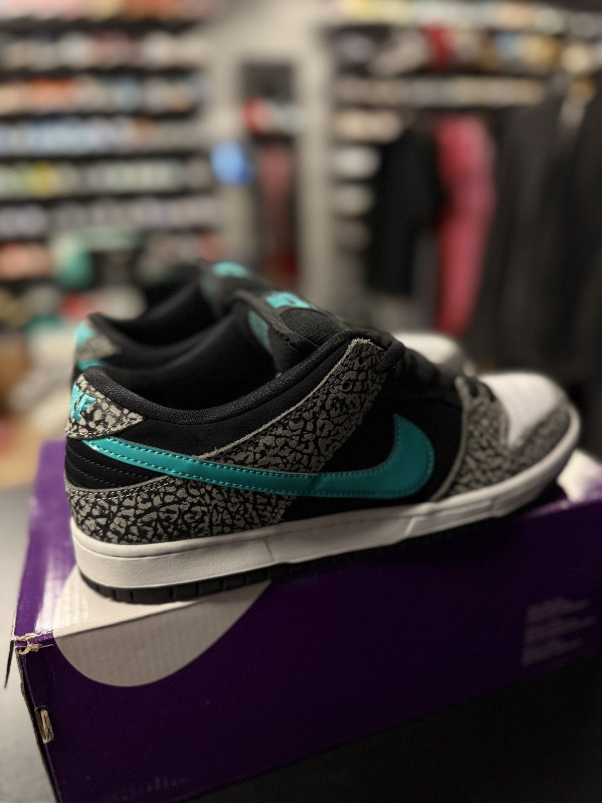 Nike Nike Dunk Low SB Atmos Elephant Size 11 (BQ6817-009) Size US 11 / EU 44 - 2 Thumbnail