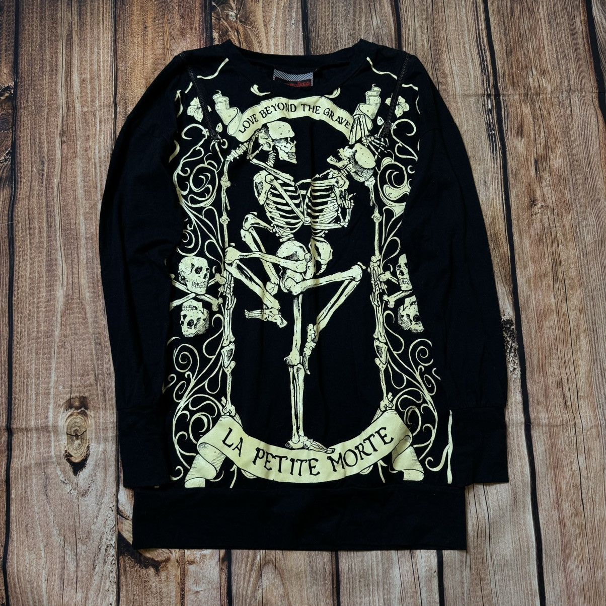 Anime × Band Tees × Vintage Vintage t-shirt Skeleton porn love 💀💀💀 Size US M / EU 48-50 / 2 - 1 Thumbnail