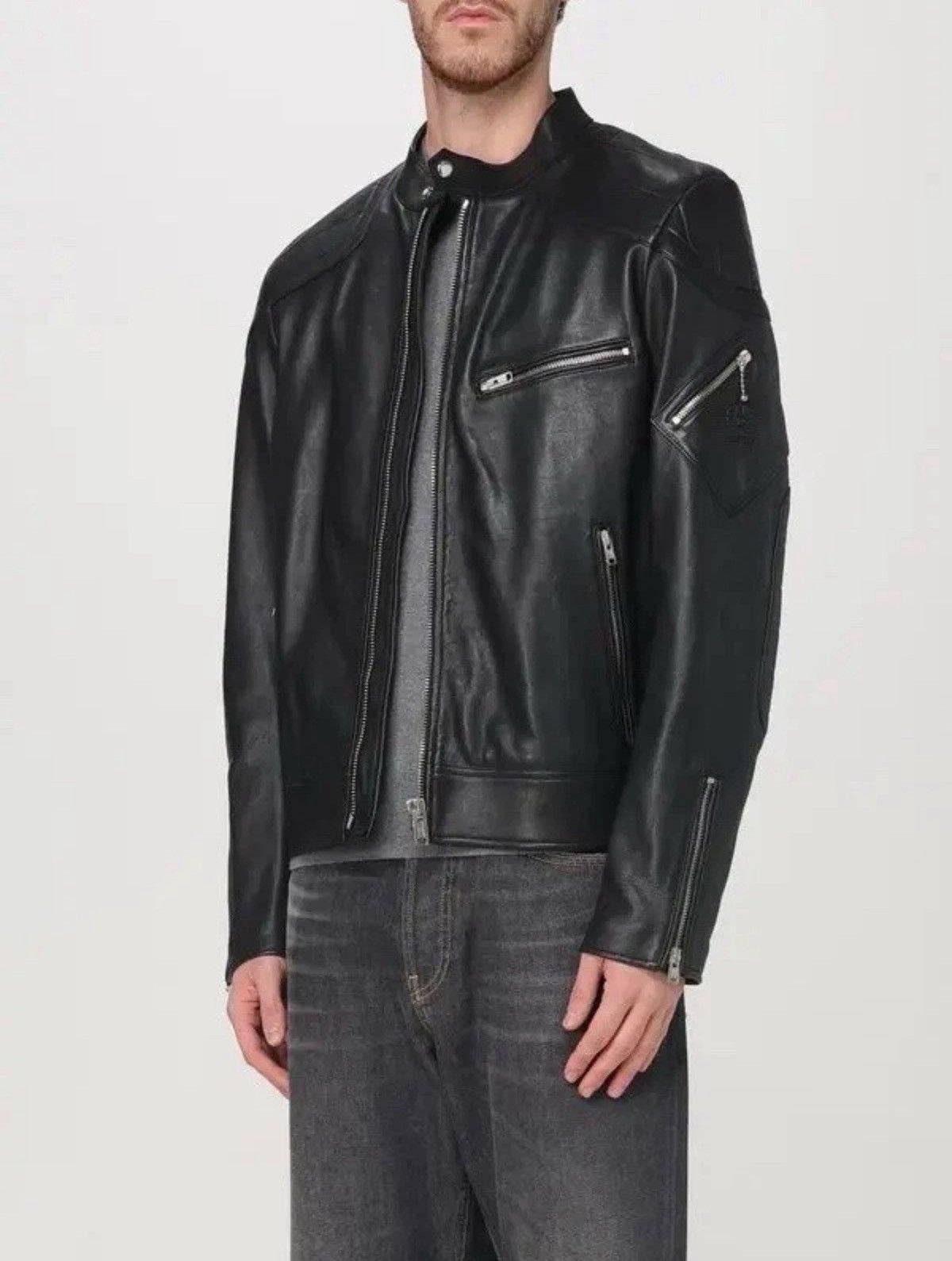 Belstaff ❗️NEW 🇬🇧 Belstaff Lamb Leather Jacket 104761 T Racer Size US M / EU 48-50 / 2 - 4 Thumbnail