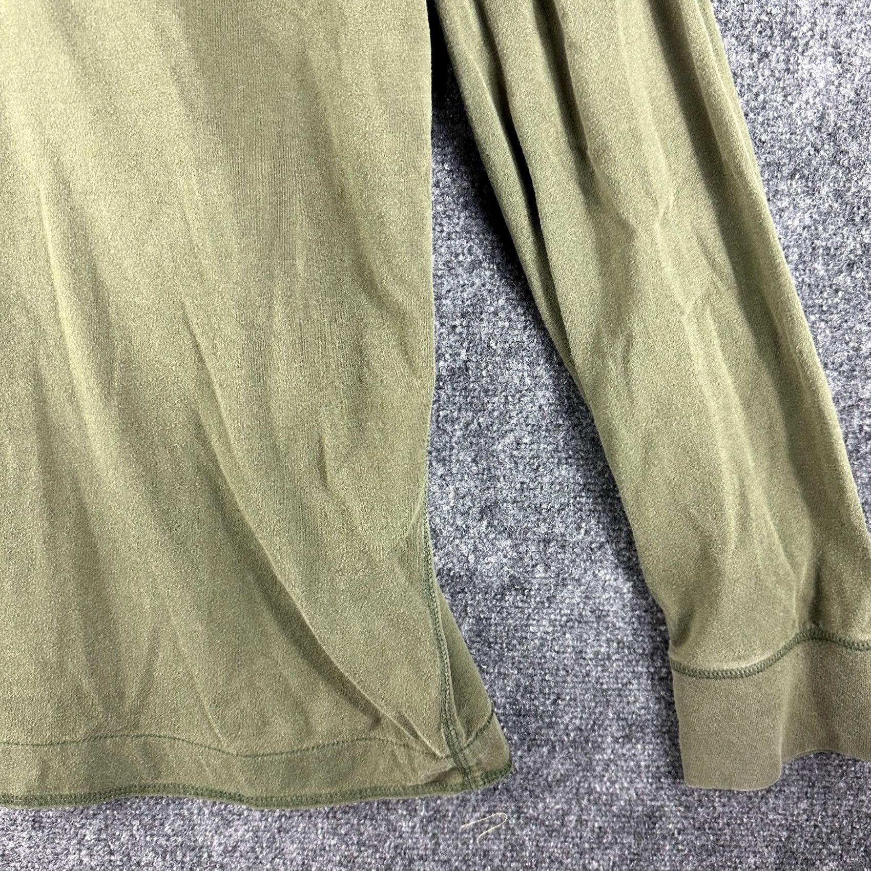Eddie Bauer Eddie Bauer Shirt Mens Tall Large Henley Green Cotton Long Sleeve Pullover Size US L / EU 52-54 / 3 - 2 Thumbnail