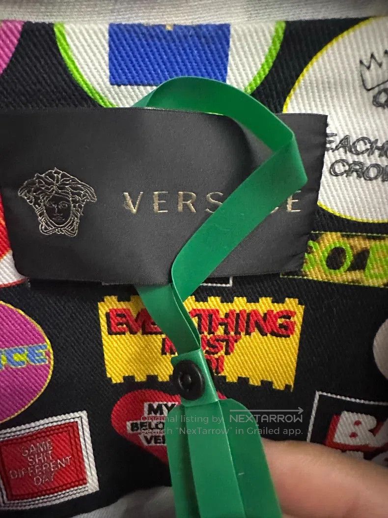 Versace Versace Badge print jacket coat Size US XL / EU 56 / 4 - 5 Thumbnail