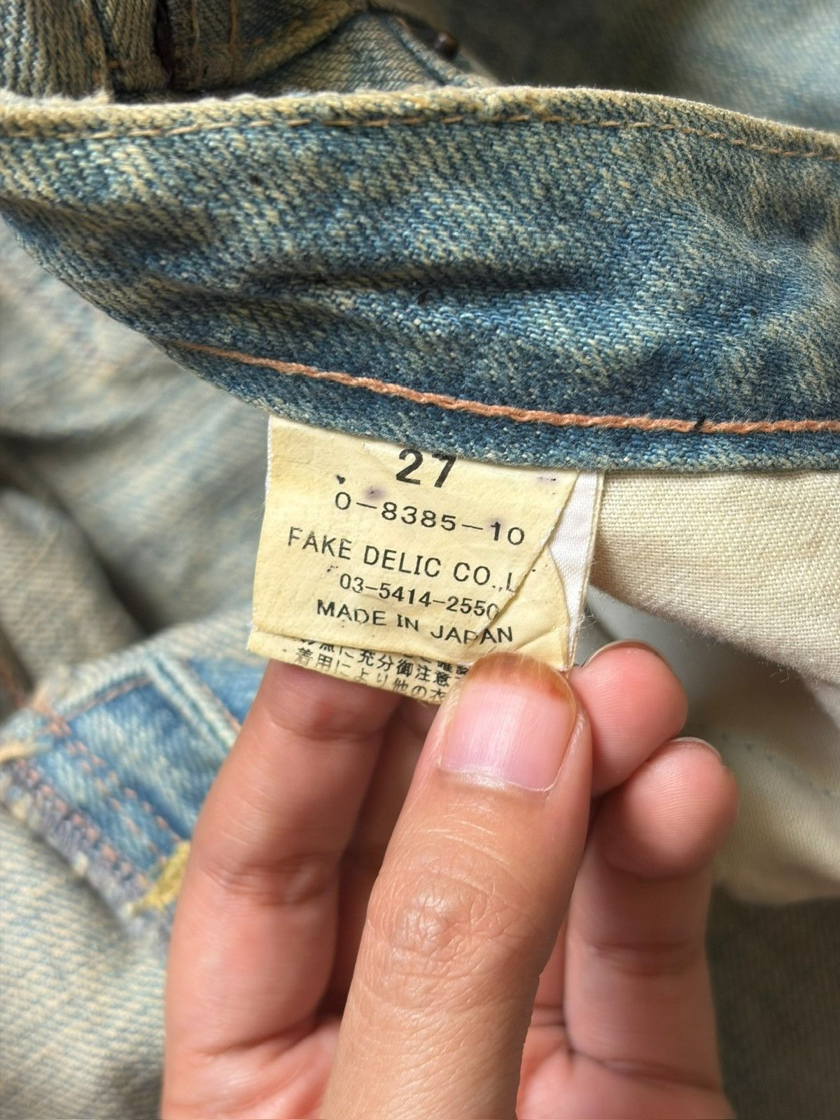 MOUSSY Vintage Japanese Moussy Distressed Flare Jeans Size 29" - 5 Thumbnail