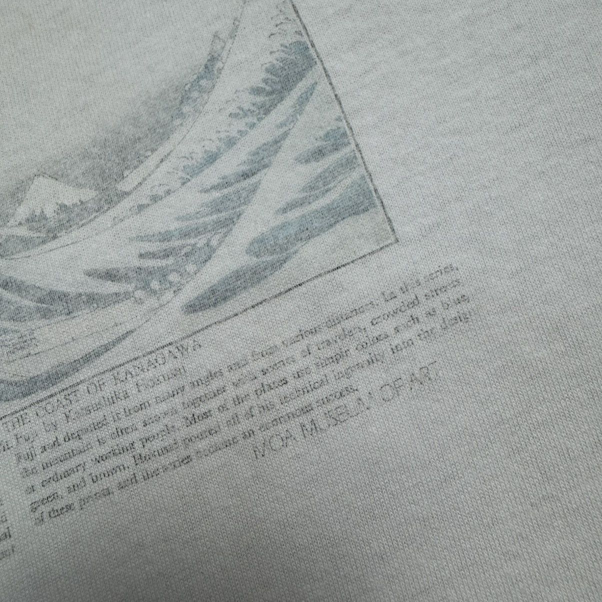 Vintage Vintage Art Katsushika Hokusai Wave off Kanagawa T-shirt Size US L / EU 52-54 / 3 - 7 Thumbnail