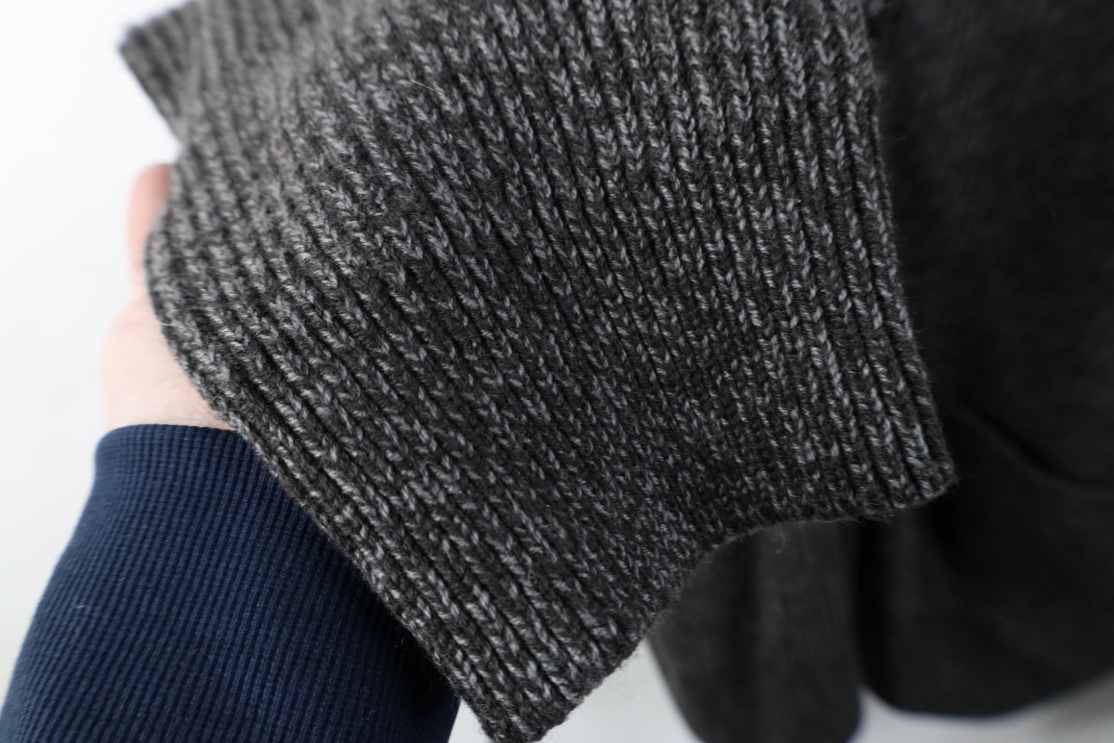 Vintage Vintage 90s Streetwear Ribbed Knit Cardigan Sweater Gray Size US XL / EU 56 / 4 - 7 Thumbnail