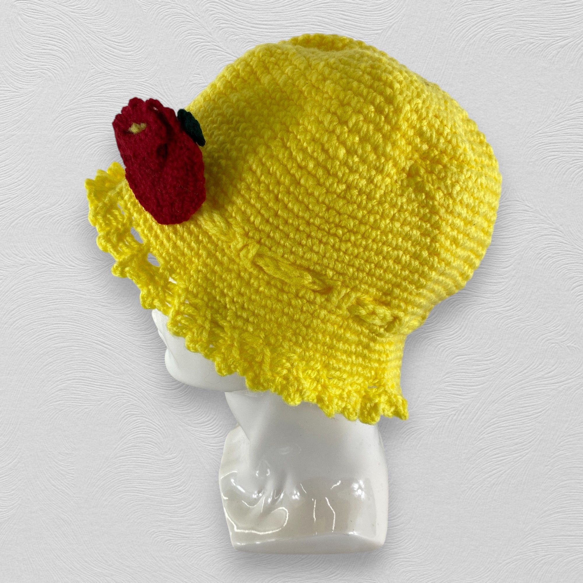 Japanese Brand Big Flower Snow Cap Hat Beanie -BN499 Size ONE SIZE - 2 Thumbnail