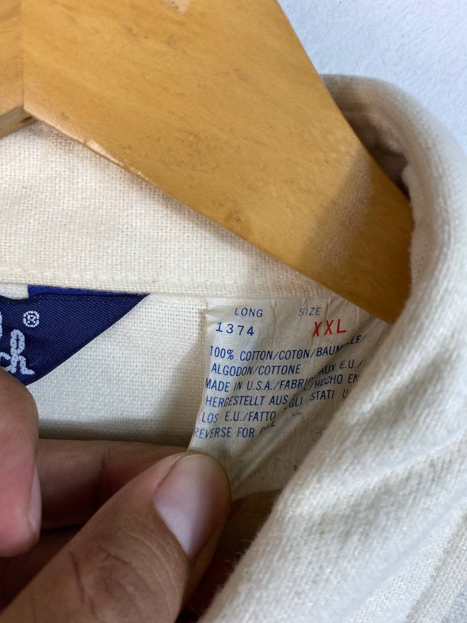 Woolrich Woolen Mills vintage woolrich plain white shirt made in usa Size US XXL / EU 58 / 5 - 6 Thumbnail