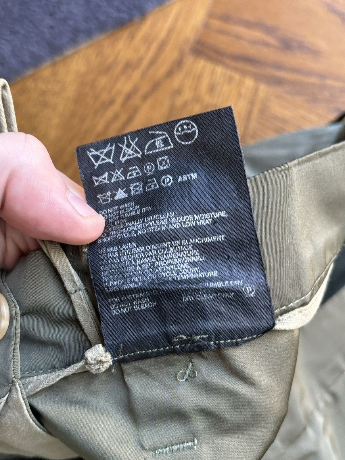 Jil Sander × Vintage Jil Sander Silk Pants Vintage Trousers Army Green Prada Y2K Size 35" - 8 Thumbnail