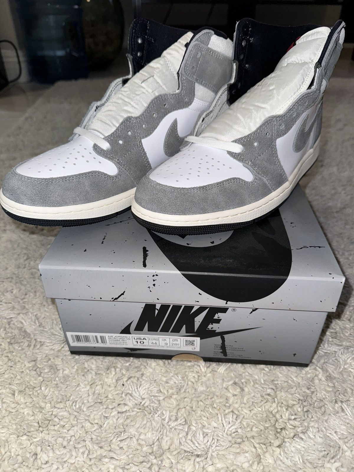 Jordan Brand Jordan 1 High Washed Black Size US 10 / EU 43 - 1 Thumbnail