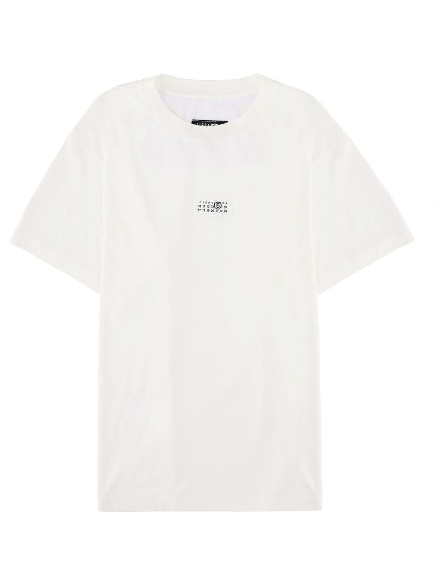 MM6 MM6 T-SHIRT "NUMERIC" - WHITE Size US L / EU 52-54 / 3 - 1 Thumbnail