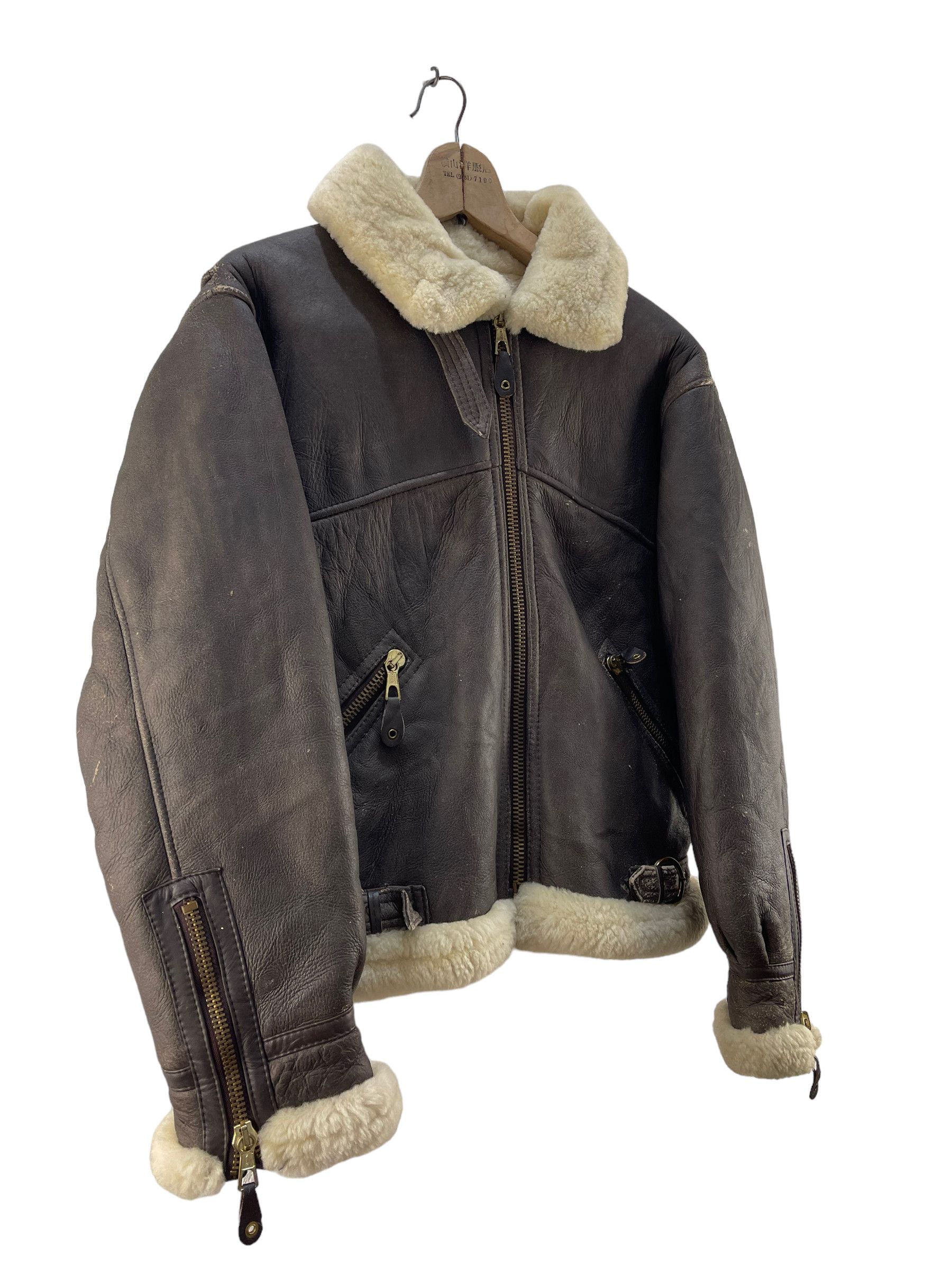 Other Vintage B3 Air Force U.S. Army Style Leather Jacket Size US M / EU 48-50 / 2 - 5 Thumbnail