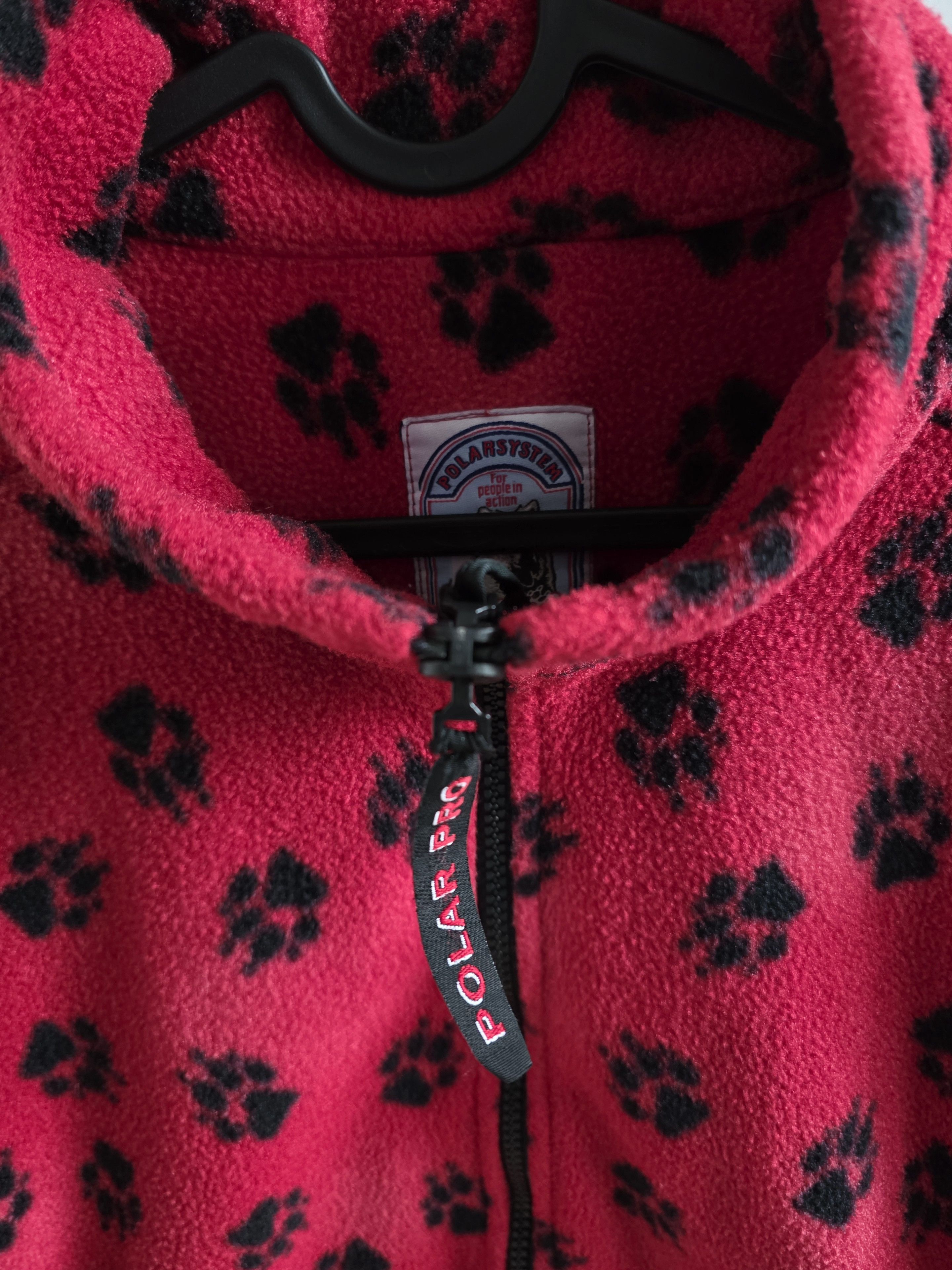 Jack Wolfskin Jack Wolfskin polar vintage xxl red Fleece paw print Size US XXL / EU 58 / 5 - 7 Thumbnail