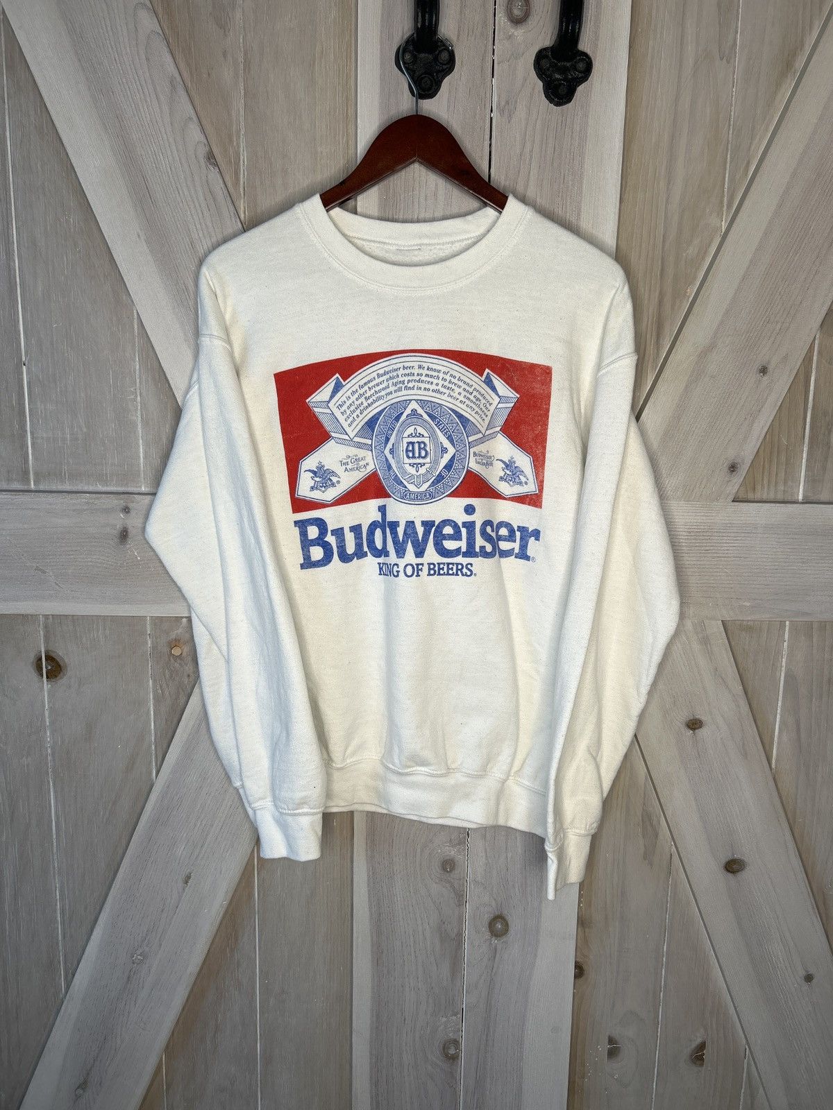 Budweiser × Vintage Vintage Budweiser sweater Size US M / EU 48-50 / 2 - 1 Thumbnail
