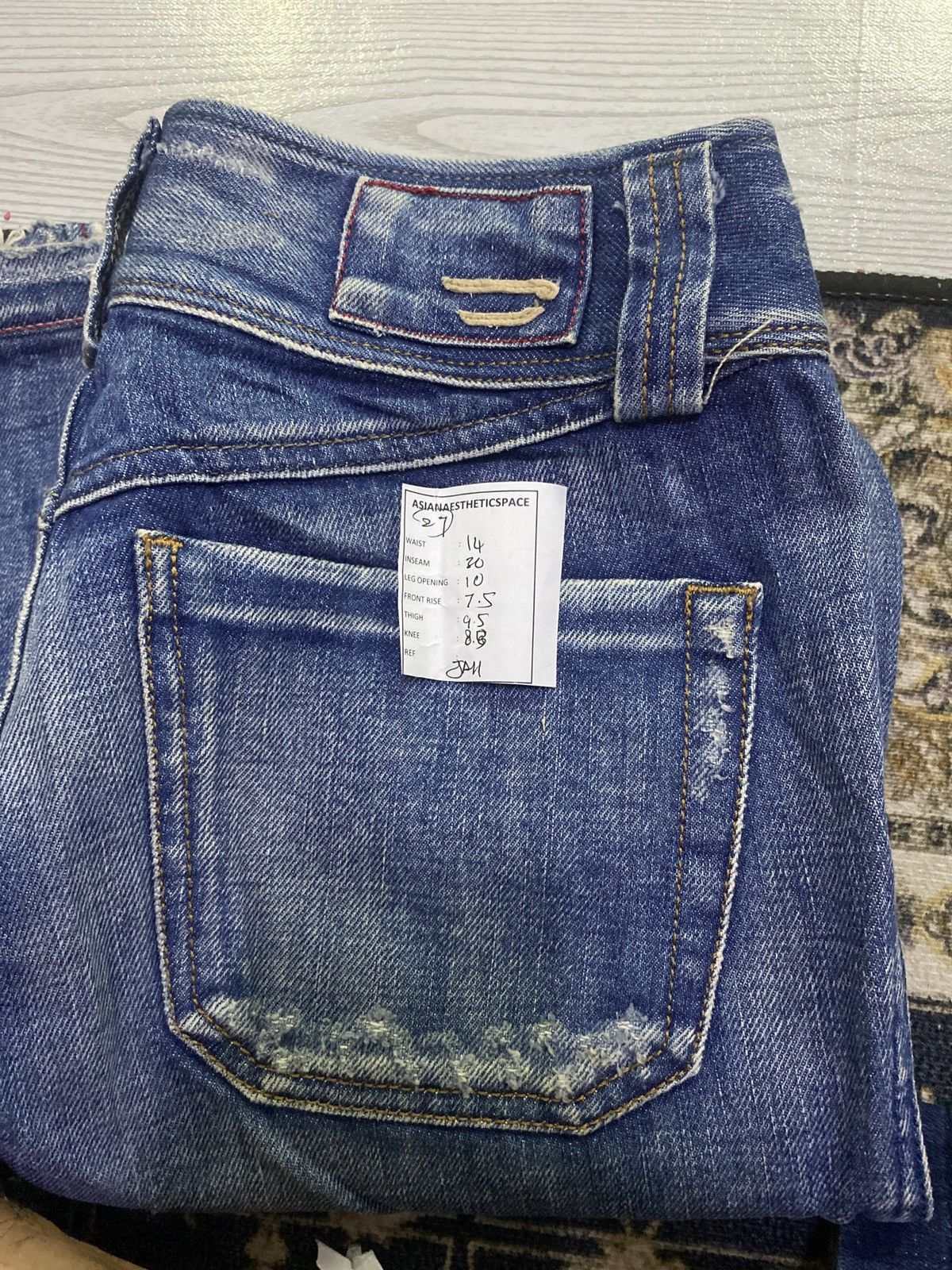 Diesel × JNCO Diesel Italy Designer Style Baggy Loose Fit Low Rise Size US 27 - 18 Thumbnail