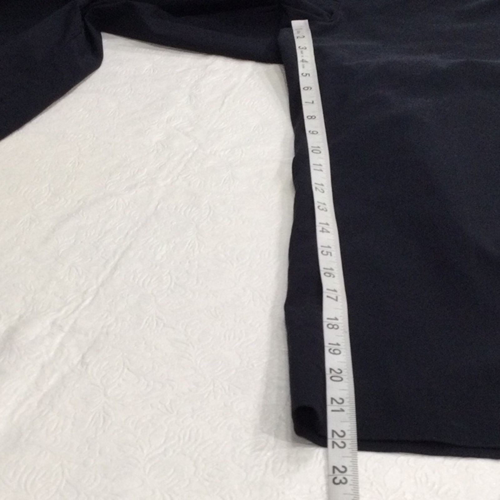 Other Lane Bryant Navy Button Back Pocket Cropped Capri Pant 16 Size 38" / US 16 / IT 52 - 13 Thumbnail
