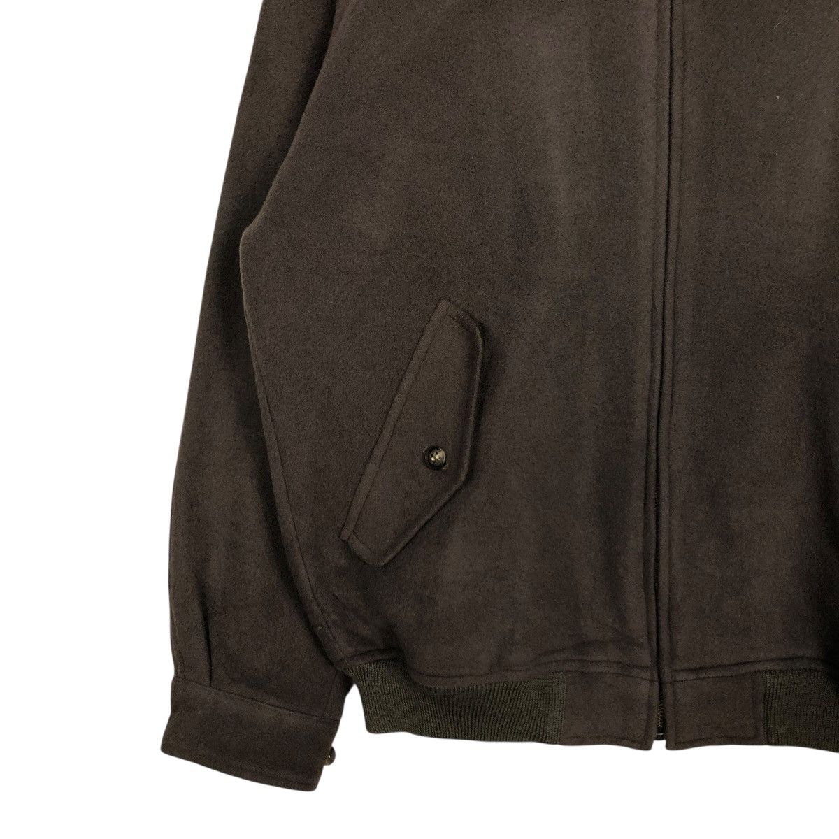 Vintage 🔥RICH BLACK VINTAGE BOMBER WOOL JACKET TENSON ISSEY MIYAKE Size US L / EU 52-54 / 3 - 6 Thumbnail