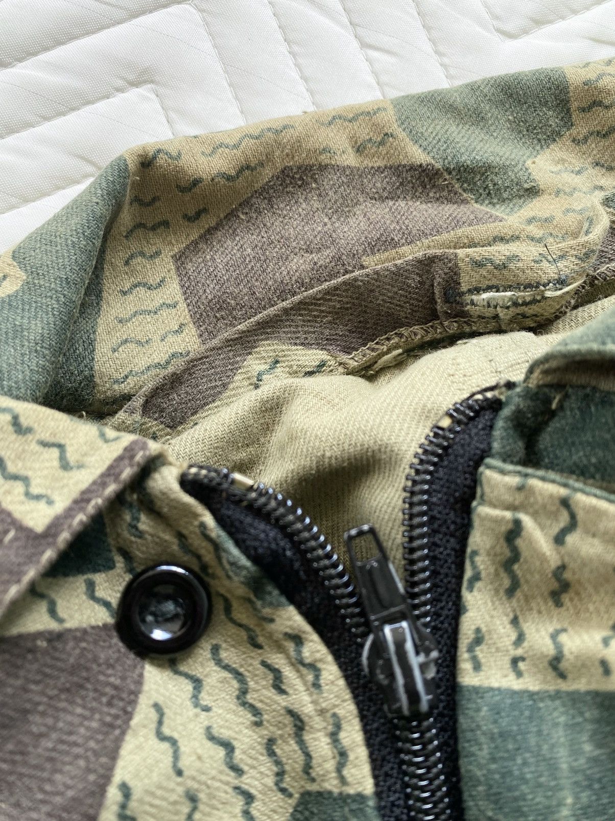 Vintage Issue 60s Bulgarian Splitter Raindrop Camo Jacket Size US L / EU 52-54 / 3 - 8 Thumbnail